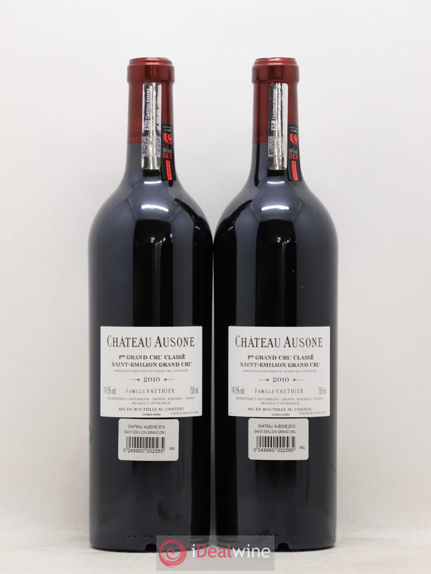 Château Ausone 1er Grand Cru Classé A 2010 - Lot de 2 bouteilles - 1