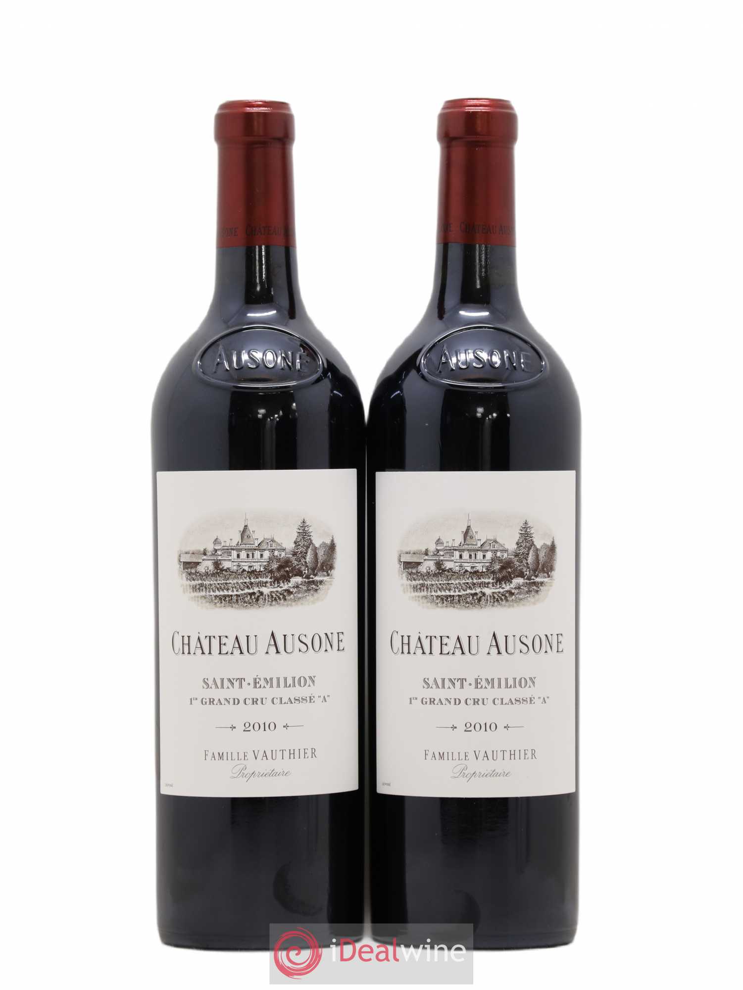 Château Ausone 1er Grand Cru Classé A 2010 - Lot de 2 bouteilles - 0