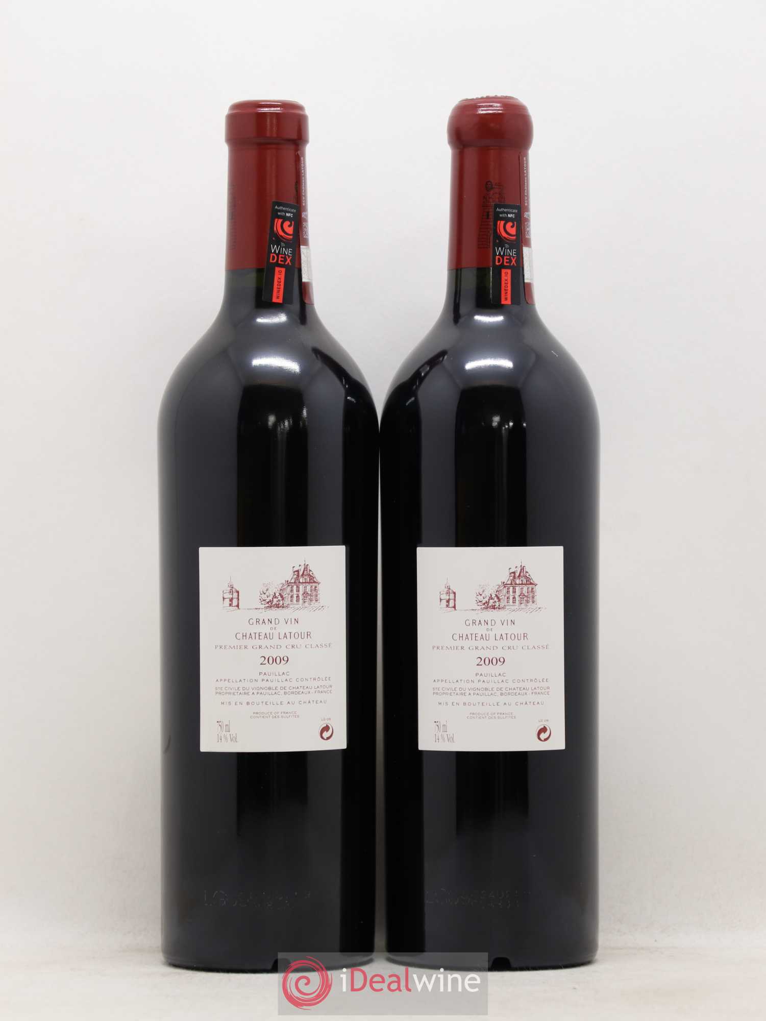 Château Latour 1er Grand Cru Classé 2009 - Lot de 2 bouteilles - 1