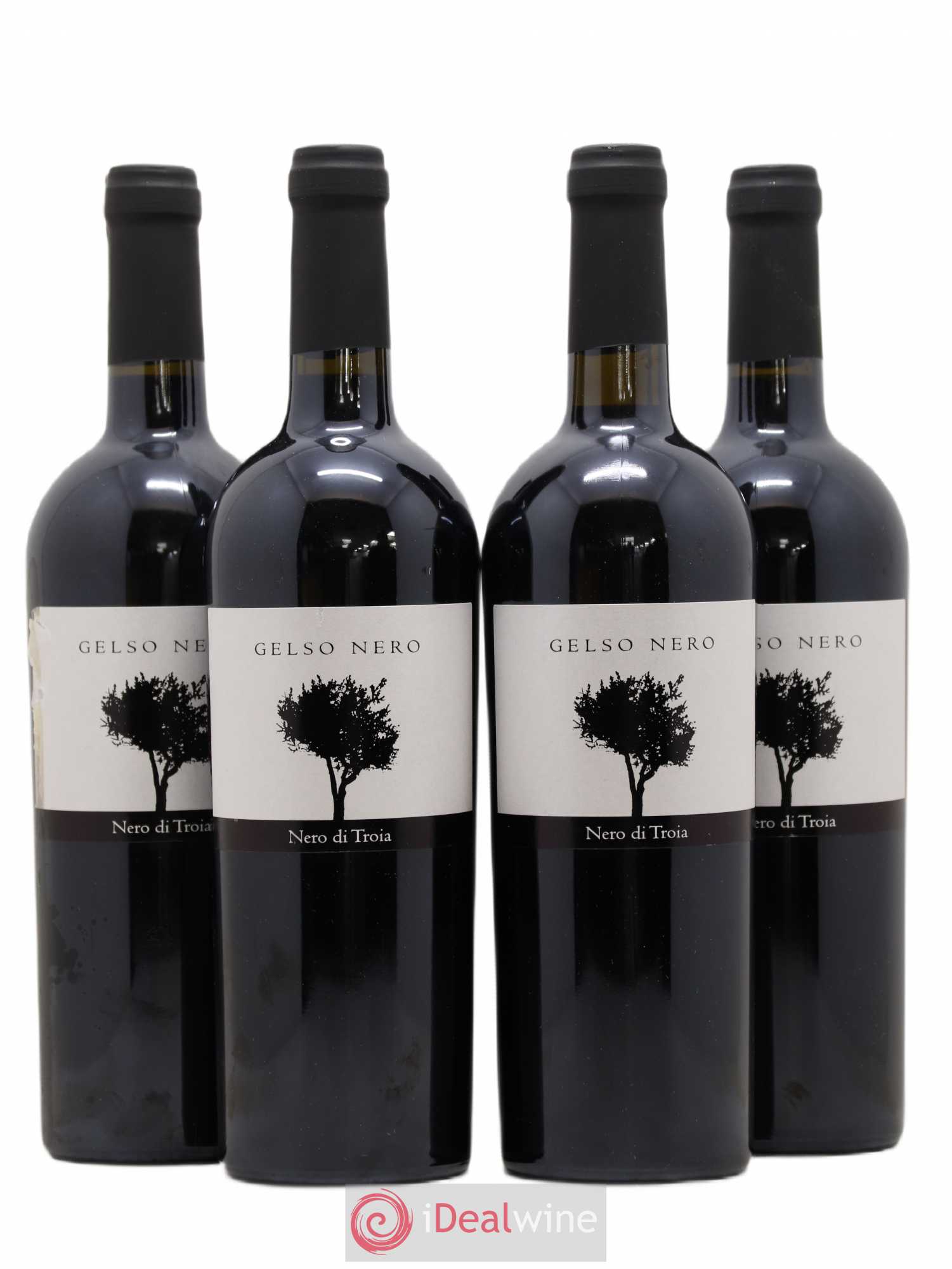 Italie Puglia Nero di Troia Gelso Nero 2014 - Posten von 4 Flaschen - 0