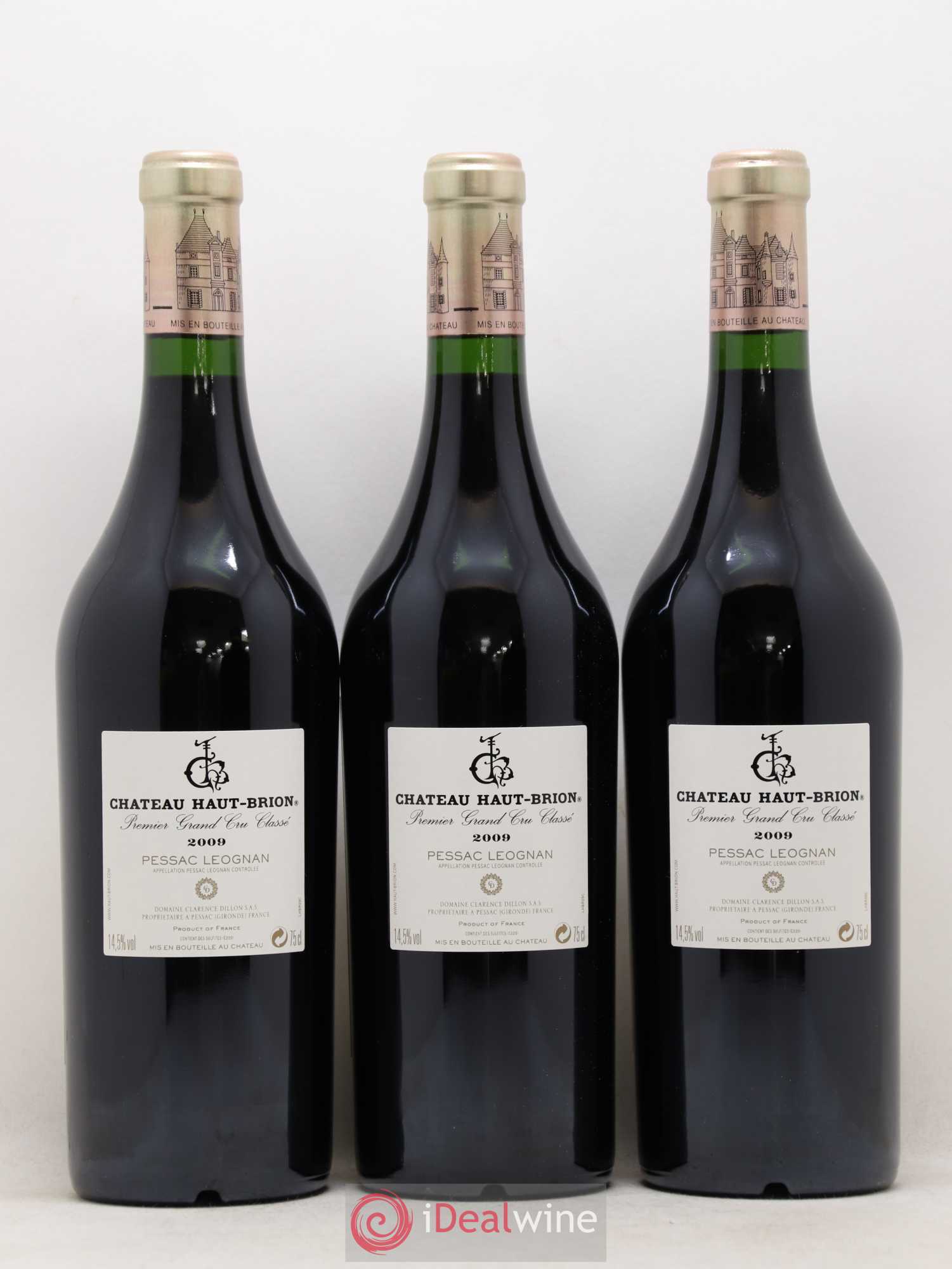 Château Haut Brion 1er Grand Cru Classé 2009 - Lot de 12 bouteilles - 2