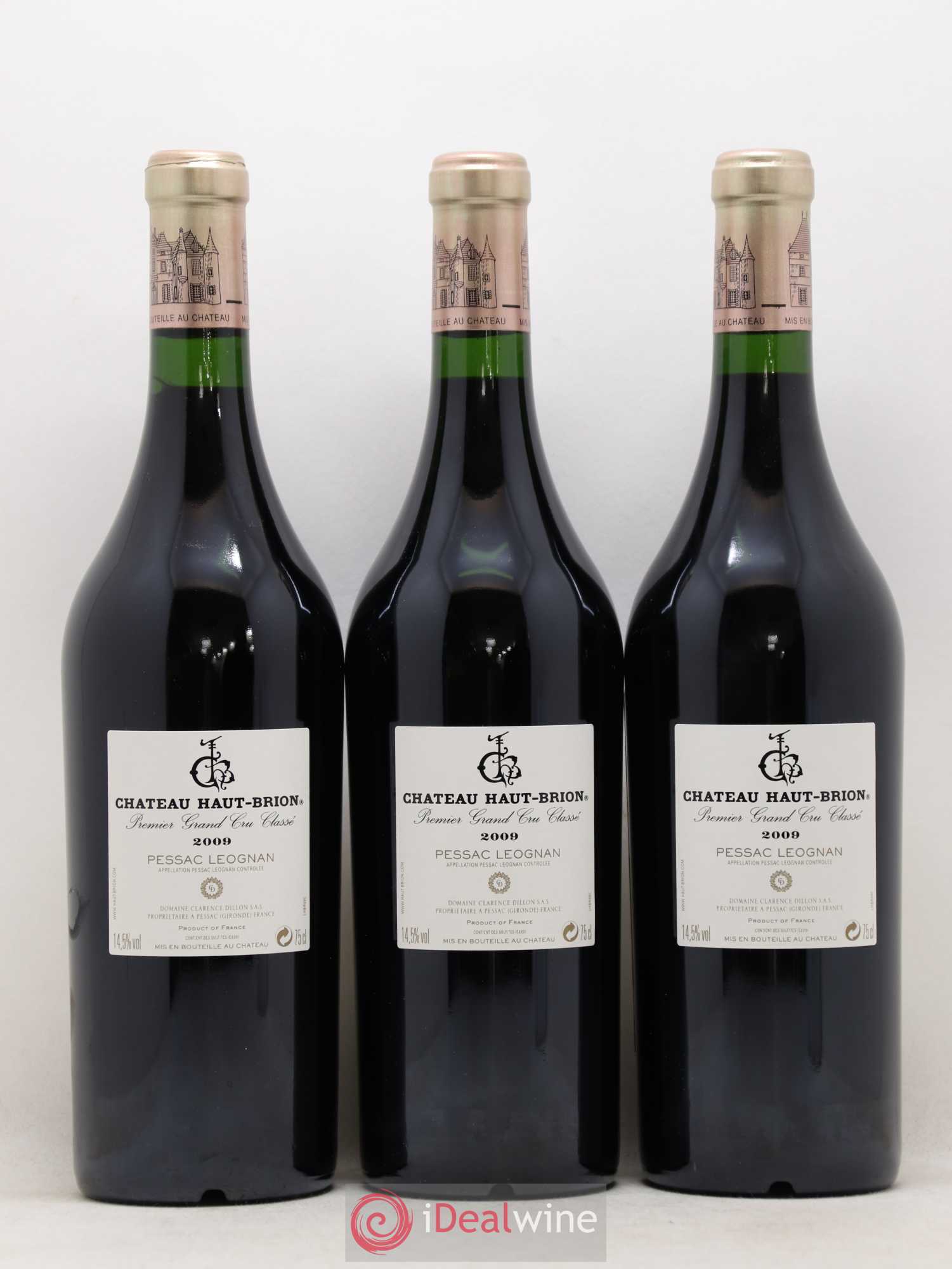 Château Haut Brion 1er Grand Cru Classé 2009 - Lot de 12 bouteilles - 8