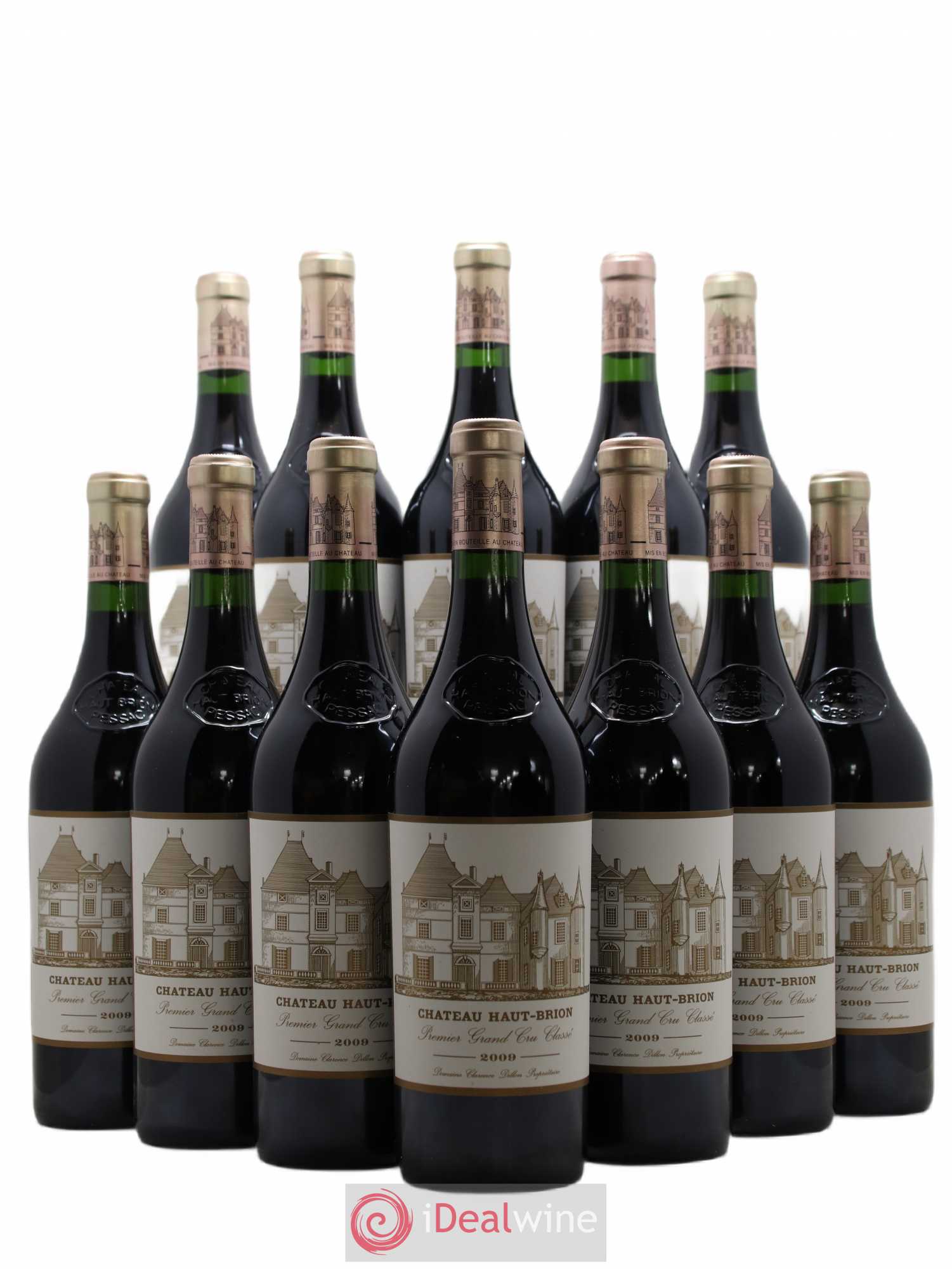 Château Haut Brion 1er Grand Cru Classé 2009 - Lot de 12 bouteilles - 0