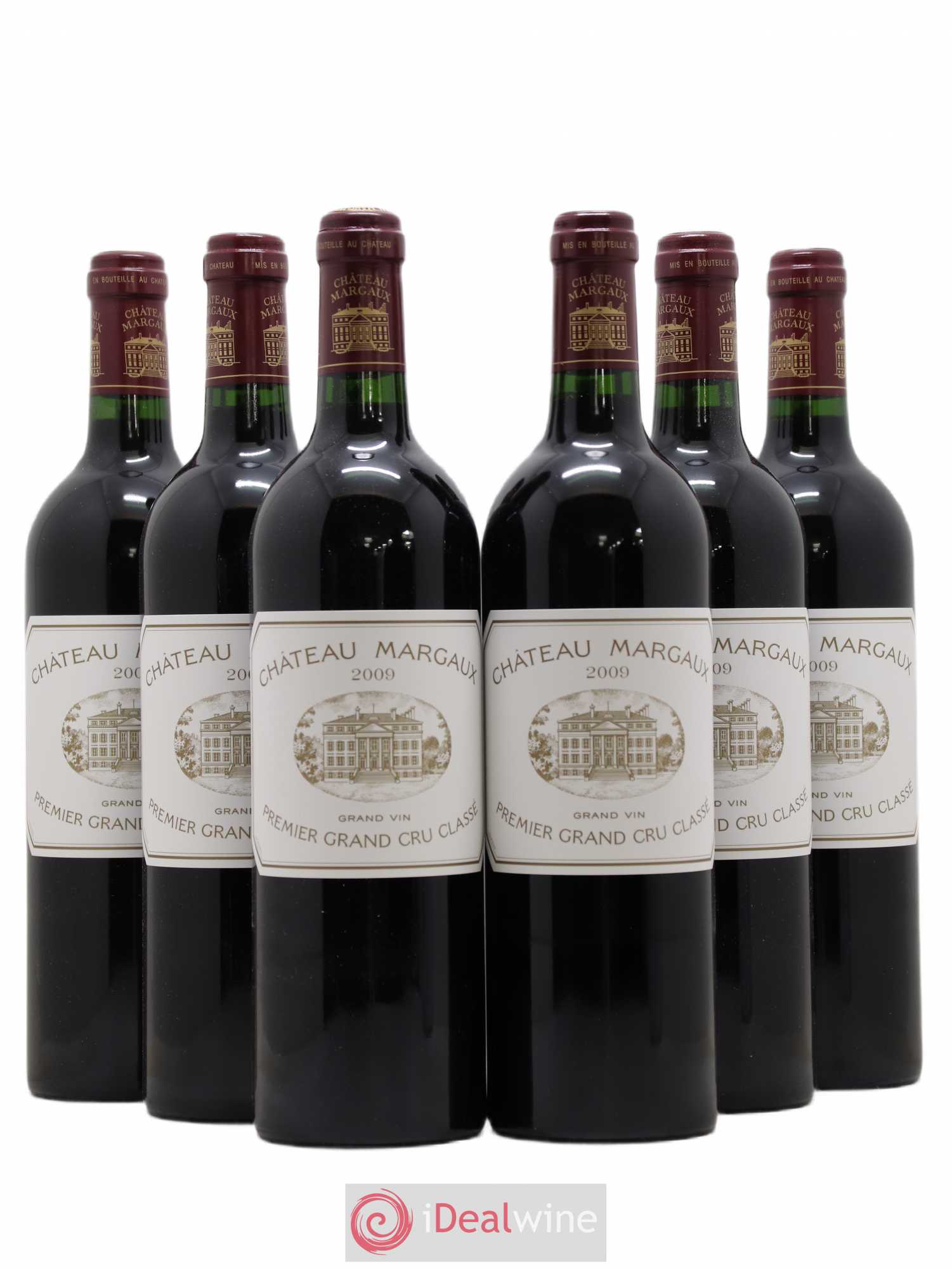 Château Margaux 1er Grand Cru Classé 2009 - Lot de 6 bouteilles - 0