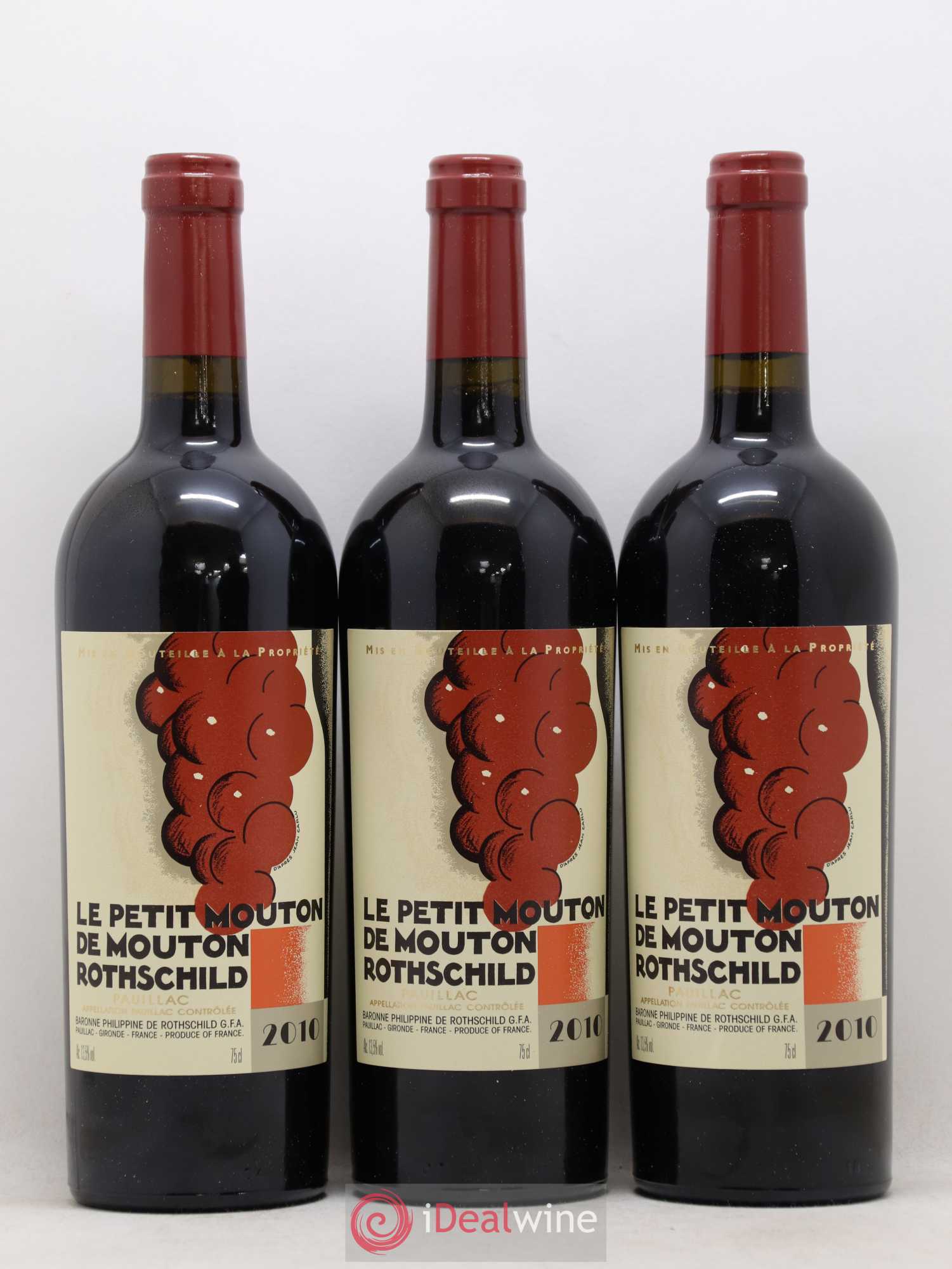 Petit Mouton Second Vin 2010 - Lot de 6 bouteilles - 1