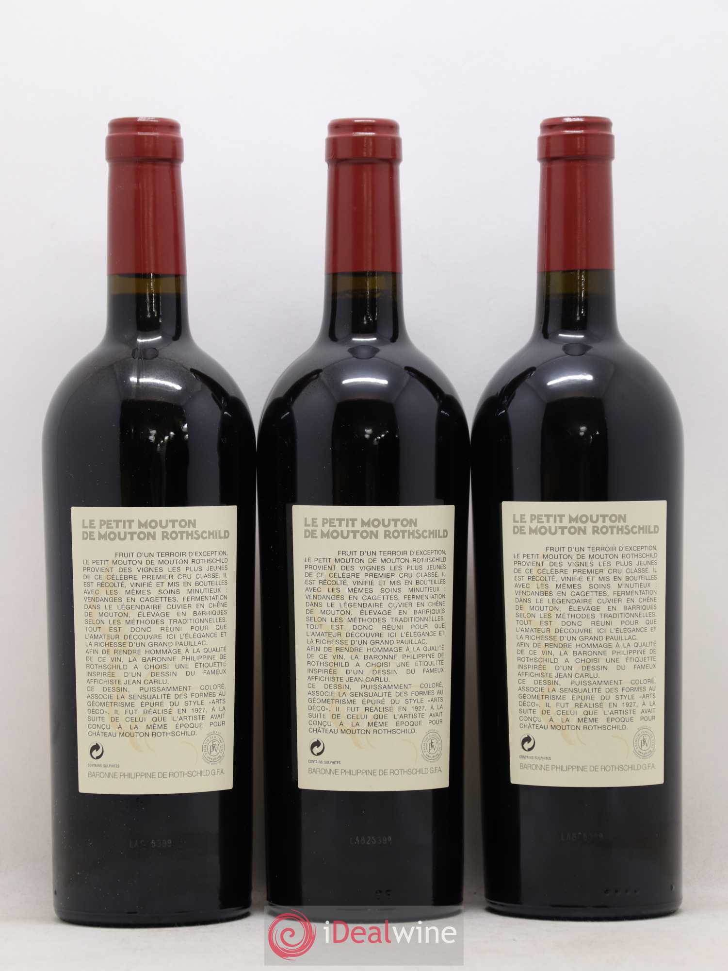 Petit Mouton Second Vin 2010 - Lot de 6 bouteilles - 4