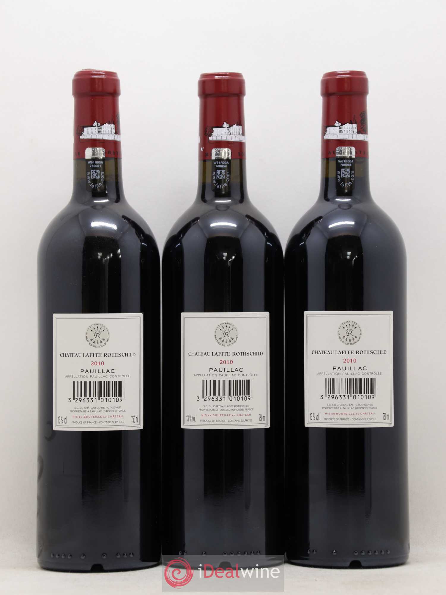Château Lafite Rothschild 1er Grand Cru Classé 2010 - Lot de 6 bouteilles - 2