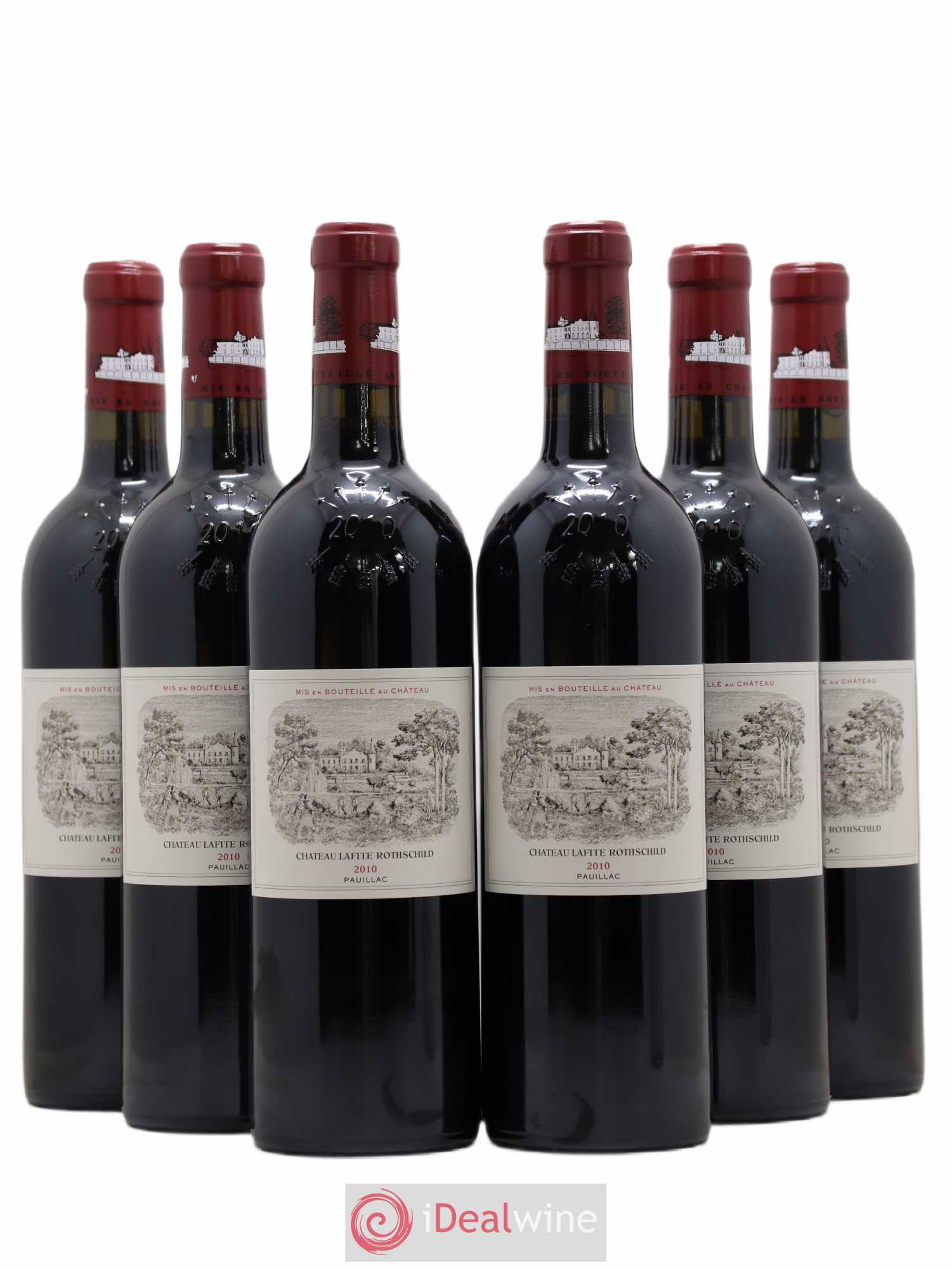 Château Lafite Rothschild 1er Grand Cru Classé 2010 - Lot de 6 bouteilles - 0