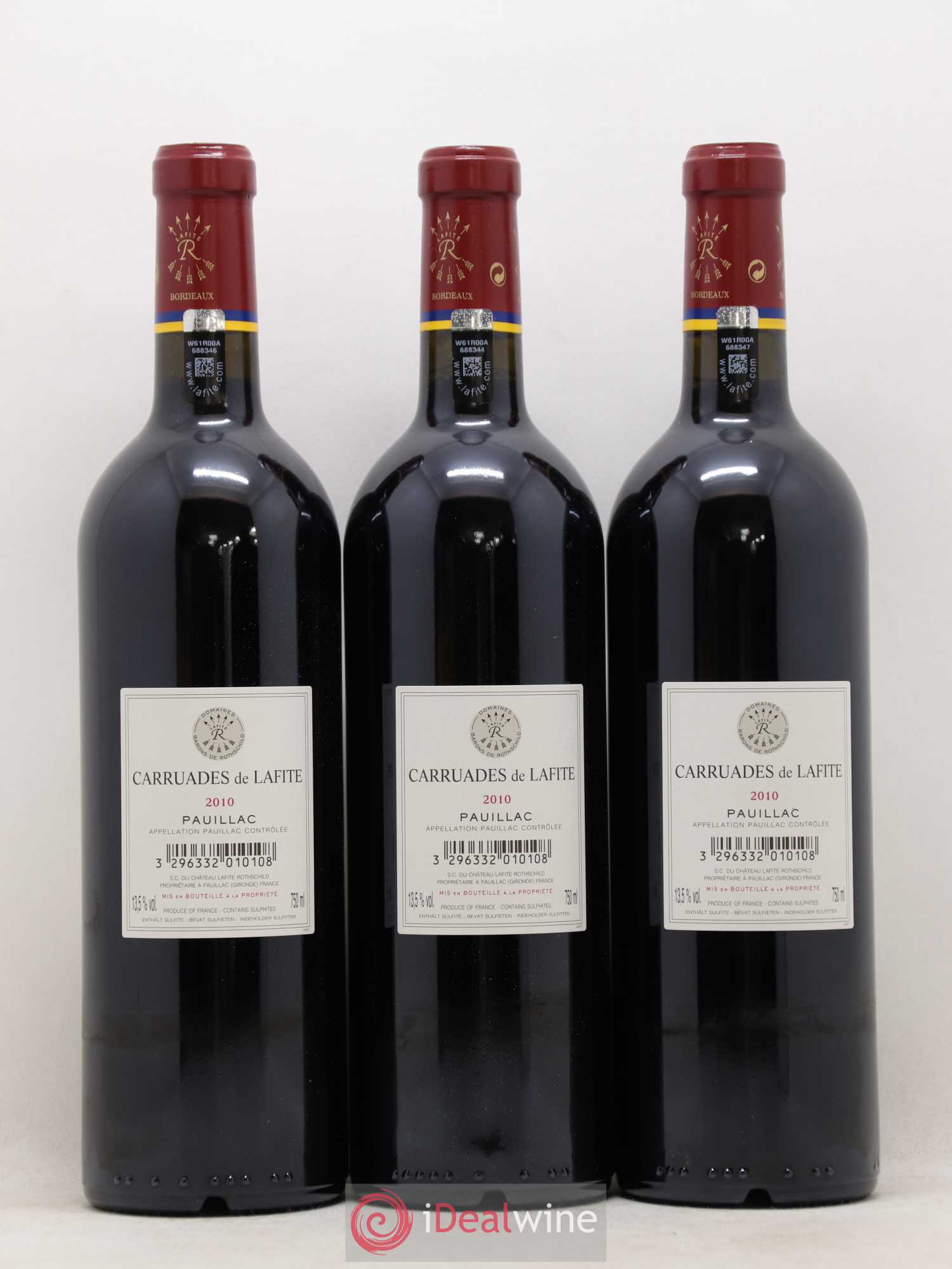 Carruades de Lafite Rothschild Second Vin 2010 - Lot de 6 bouteilles - 4