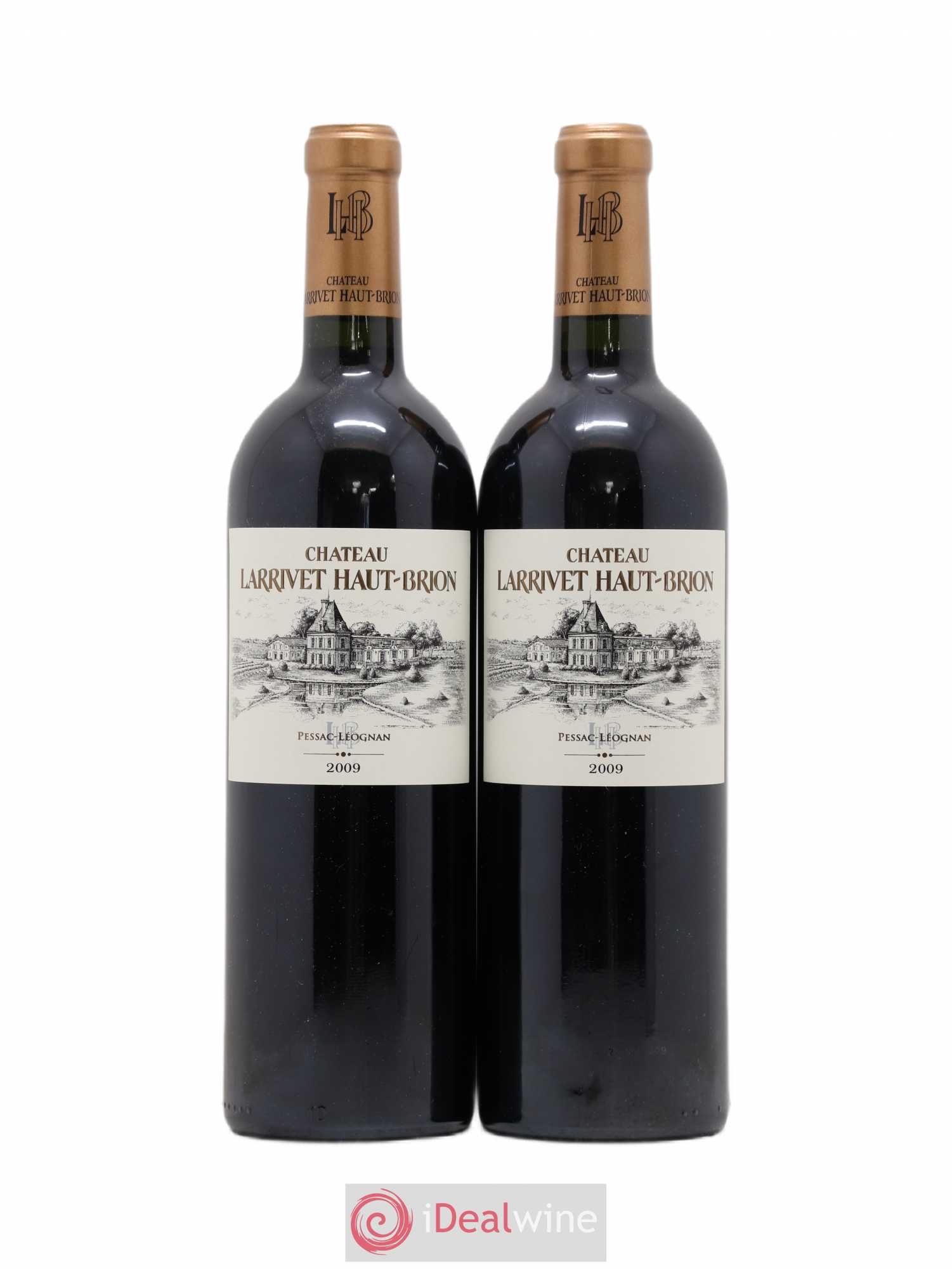 Château Larrivet Haut-Brion 2009 - Lot de 2 bouteilles - 0