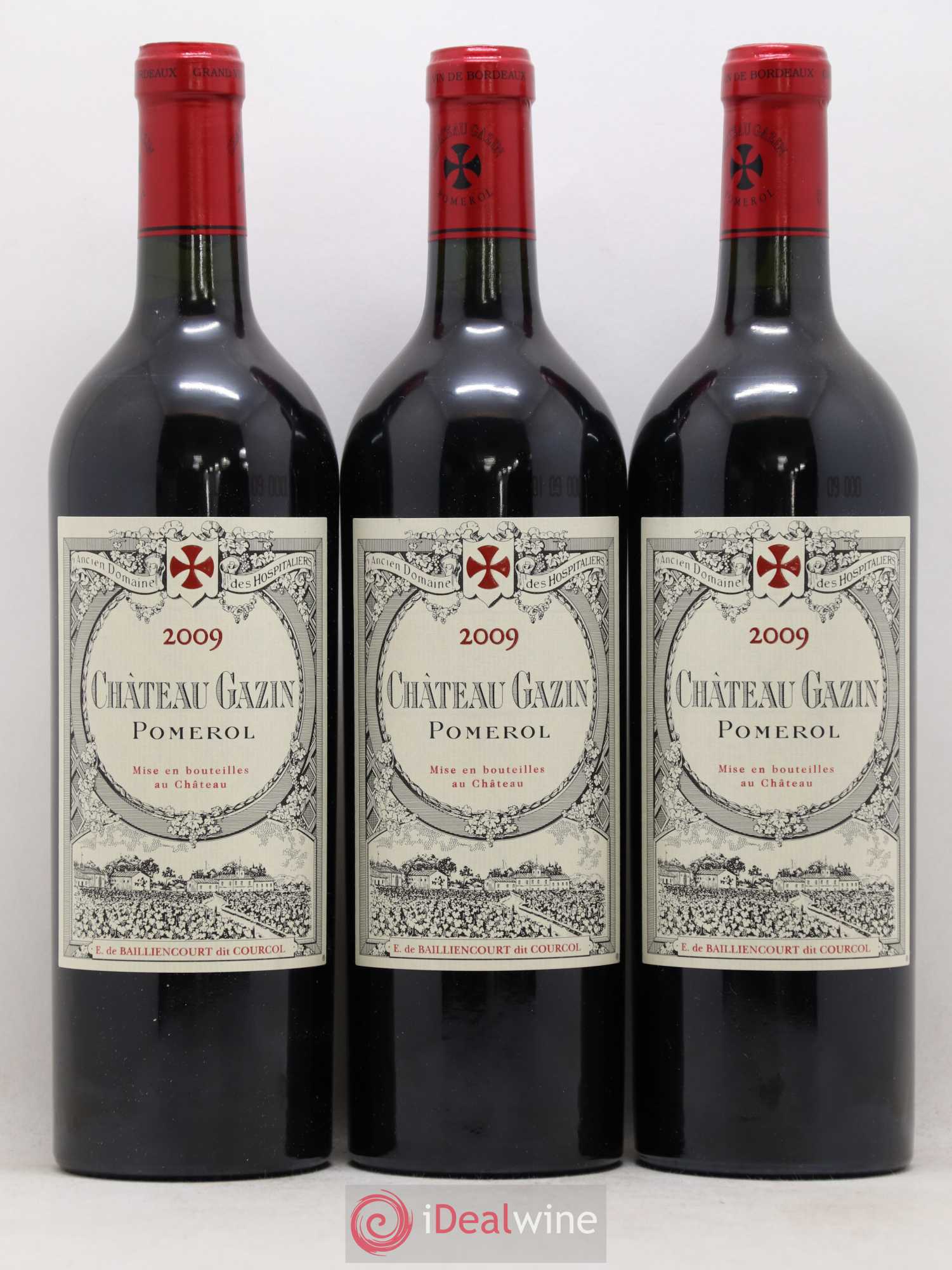Château Gazin 2009 - Lot de 6 bouteilles - 1