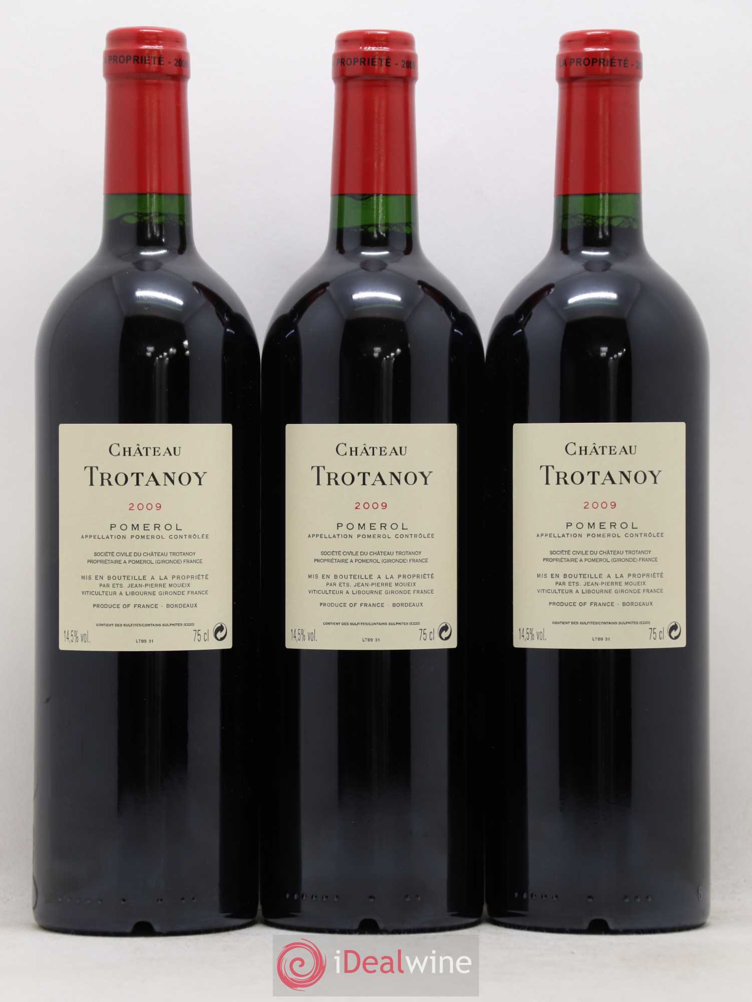 Château Trotanoy 2009 - Lot de 3 bouteilles - 1