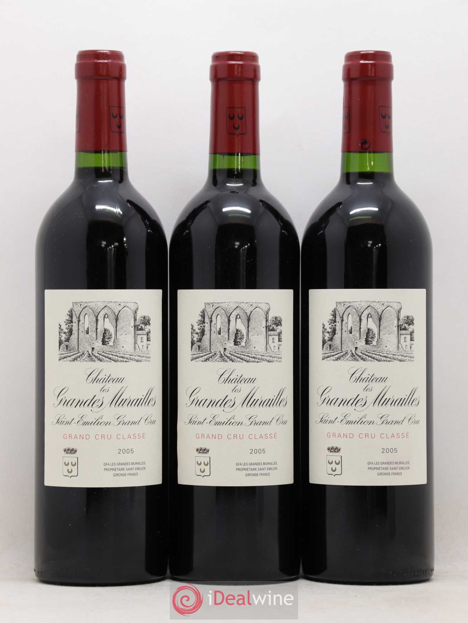 Château les Grandes Murailles Grand Cru Classé 2005 - Lot de 6 bouteilles - 2