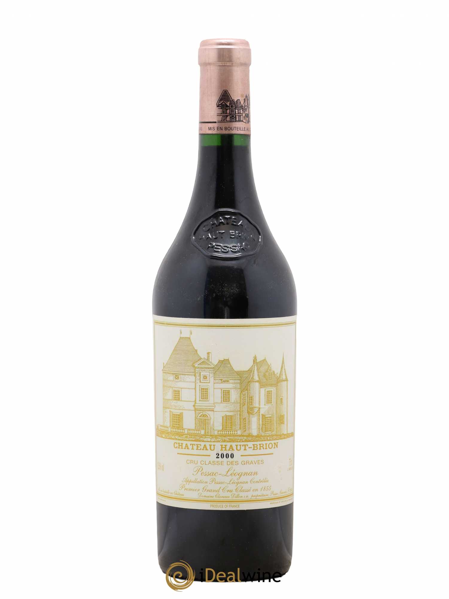 Château Haut Brion 1er Grand Cru Classé 2000 - Lot de 1 bouteille - 0