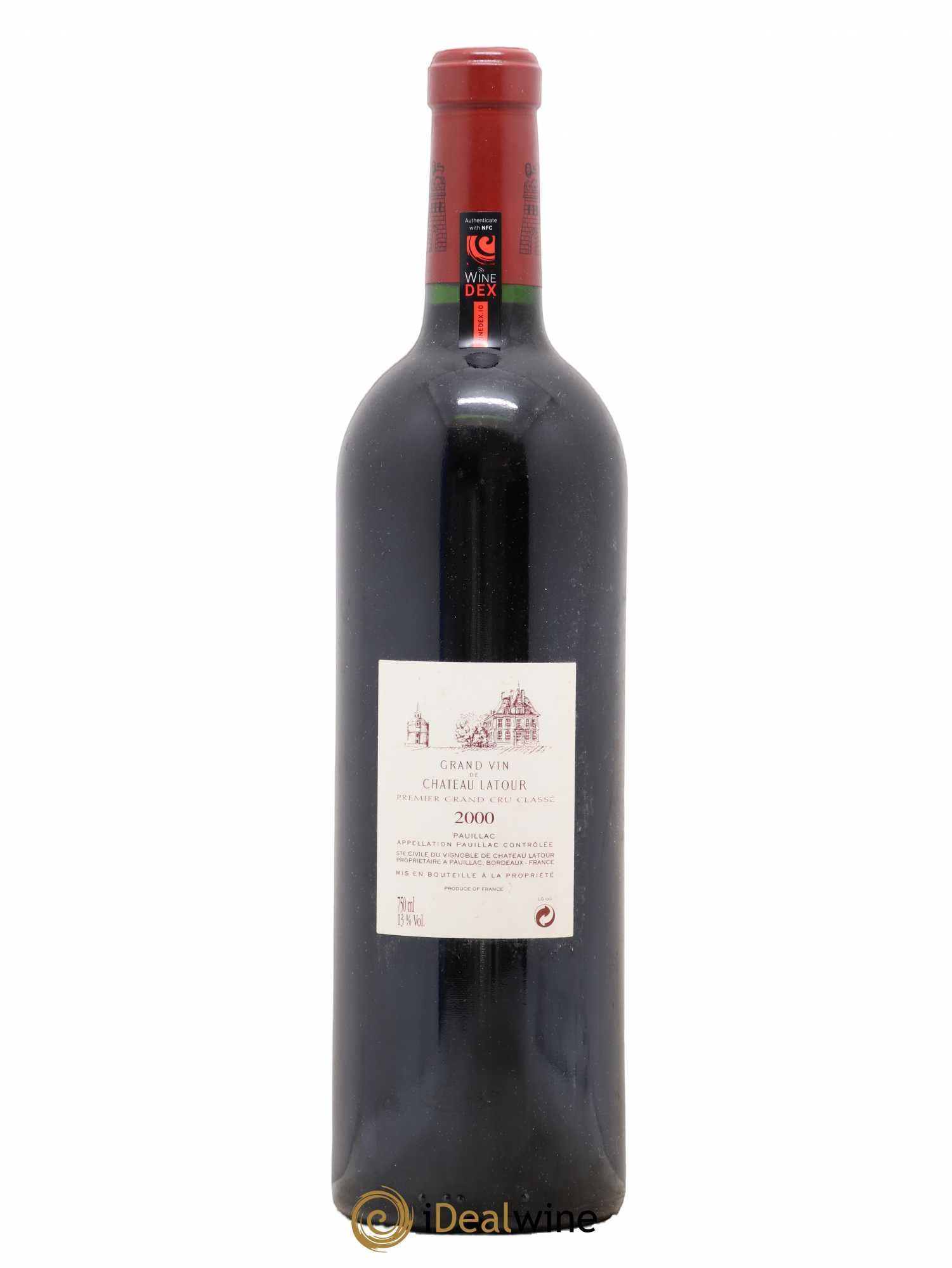 Château Latour 1er Grand Cru Classé 2000 - Lot de 1 bouteille - 1
