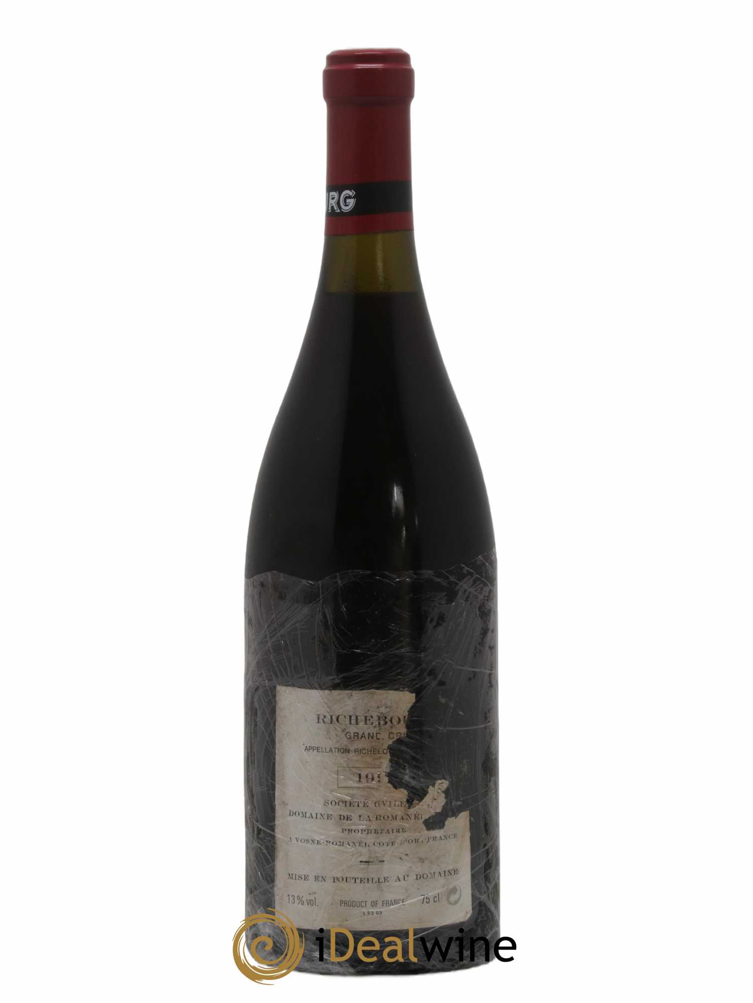 Richebourg Grand Cru Domaine de la Romanée-Conti 1992 - Lot de 1 bouteille - 1