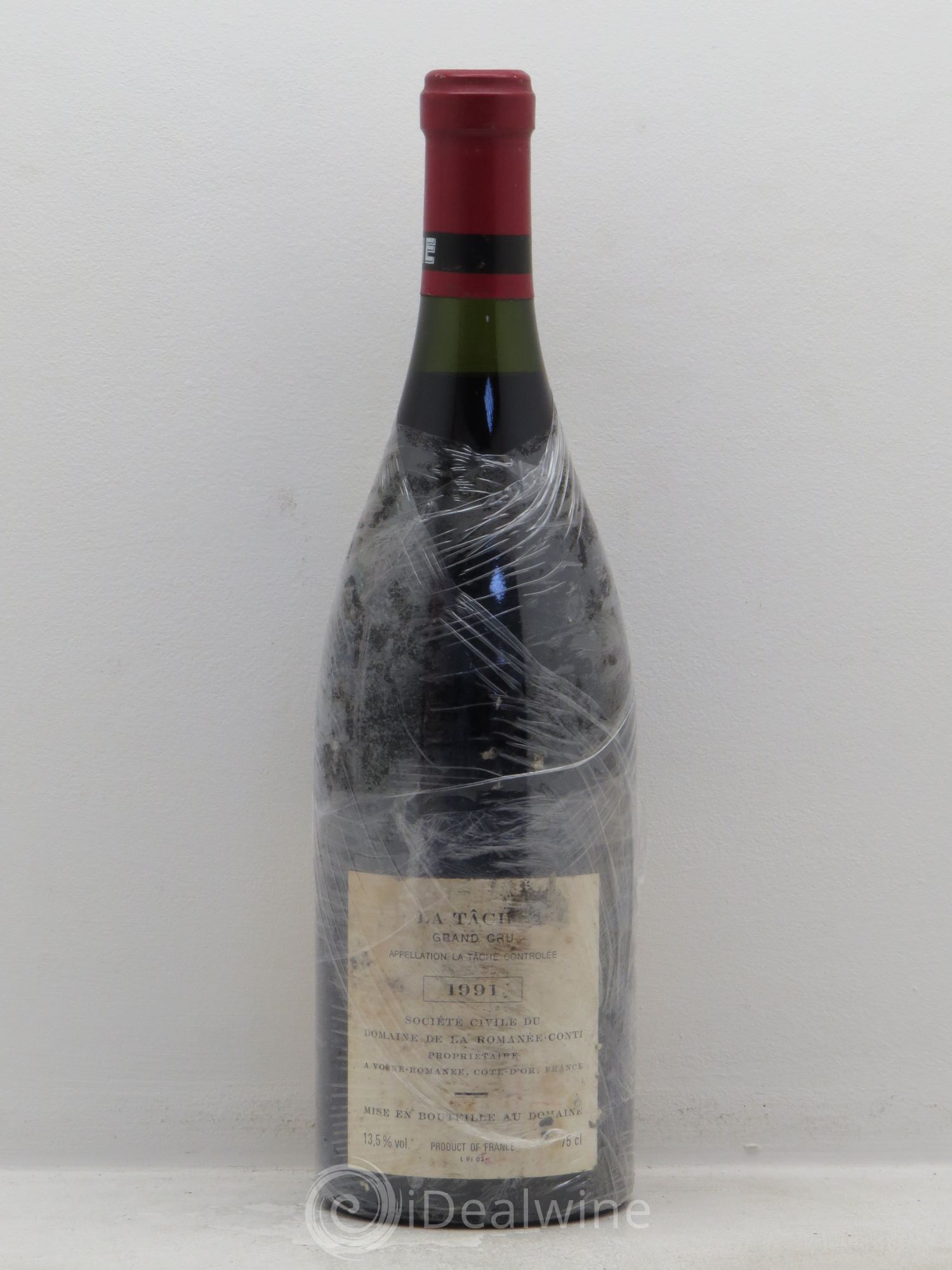 La Tâche Grand Cru Domaine de la Romanée-Conti 1991 - Lot de 1 bouteille - 1