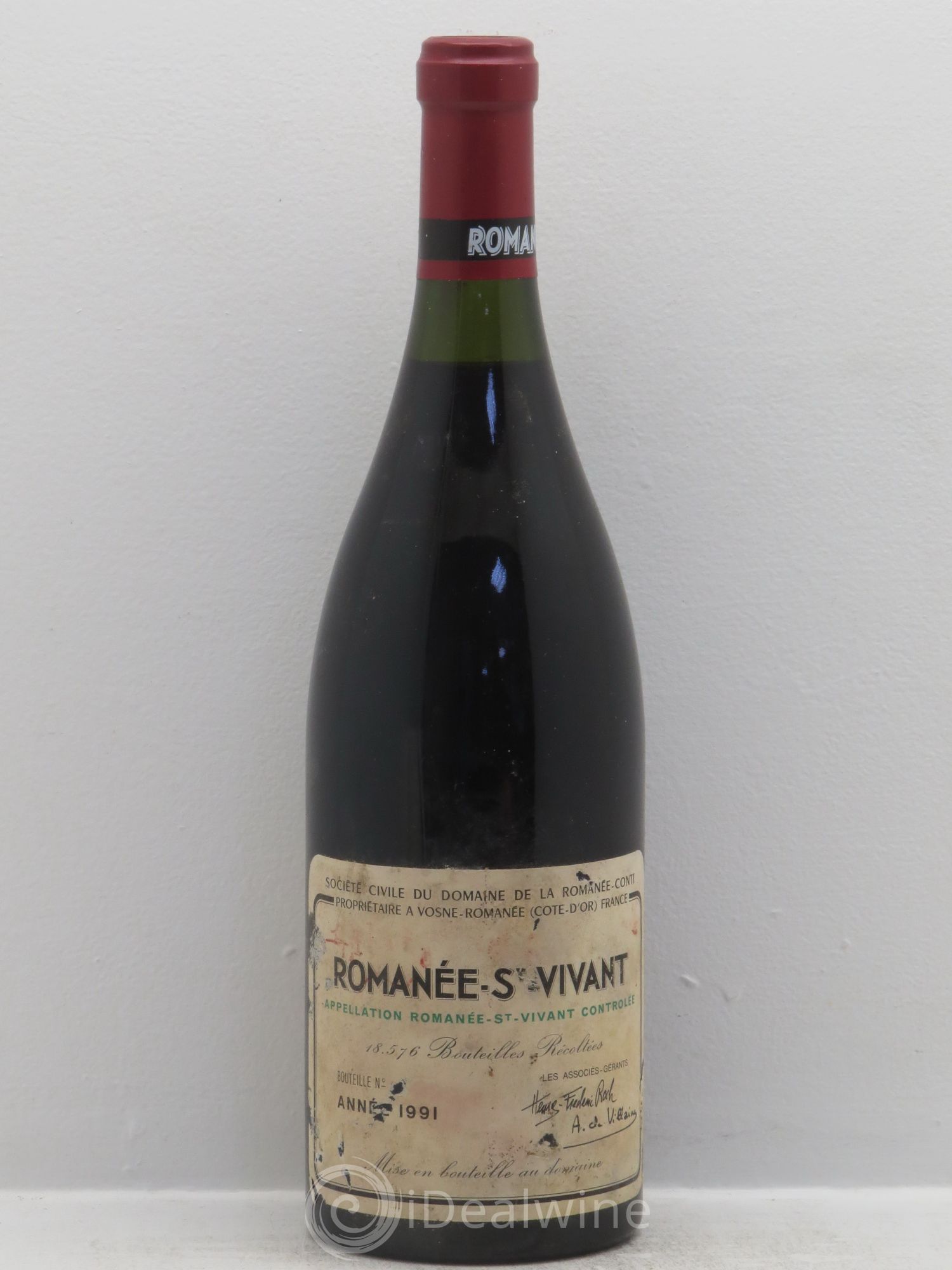Romanée-Saint-Vivant Grand Cru Domaine de la Romanée-Conti 1991 - Lot de 1 bouteille - 0