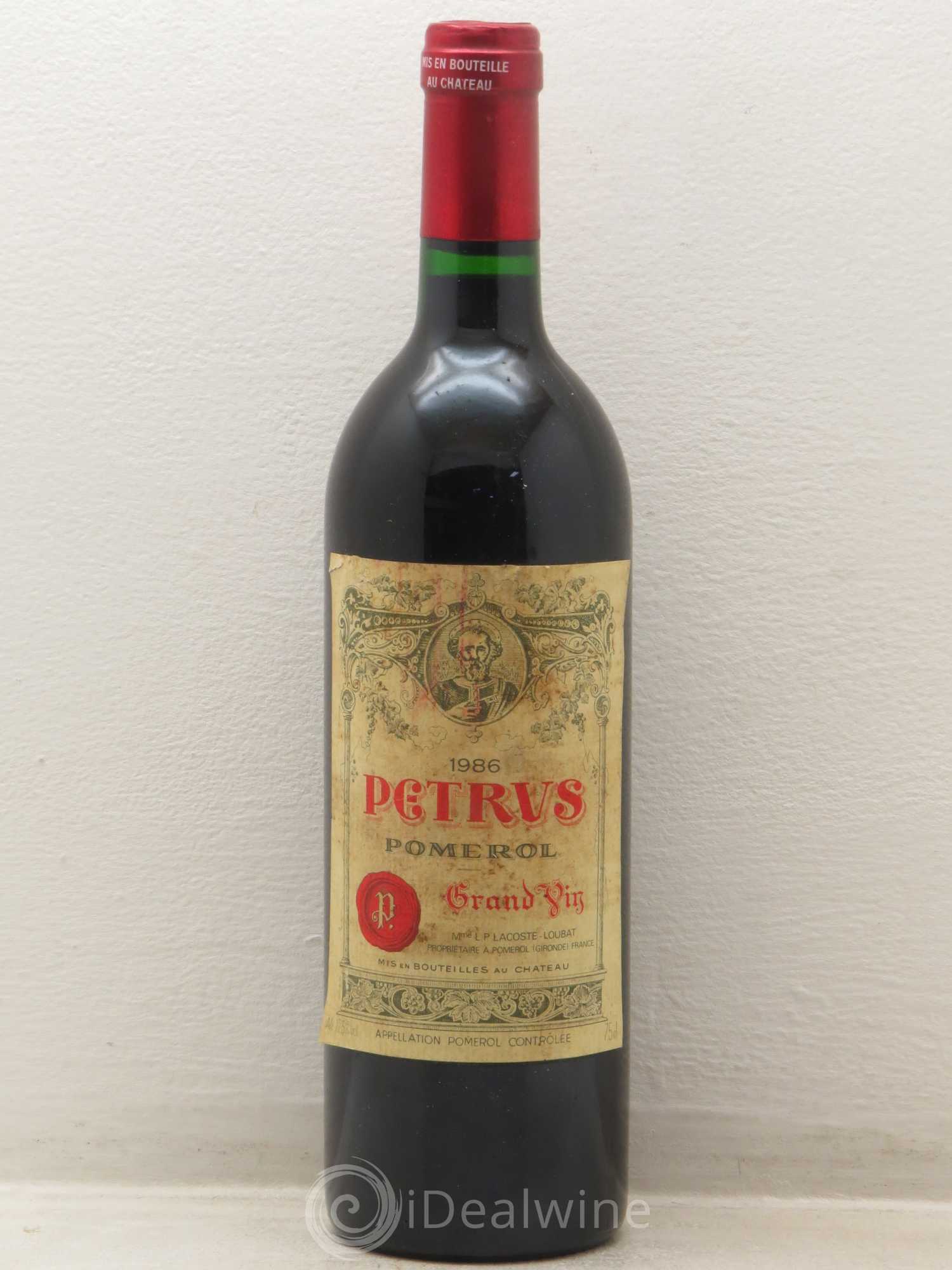 Petrus 1986 - Lot de 1 bouteille - 0