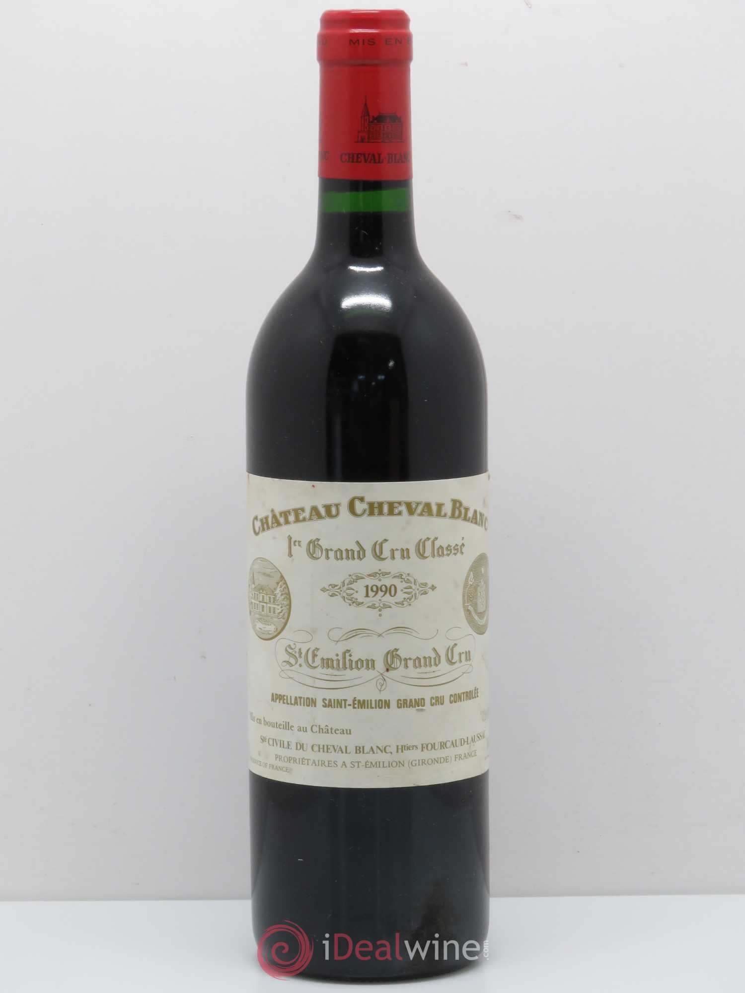Château Cheval Blanc 1er Grand Cru Classé A 1990 - Lot de 1 bouteille - 0