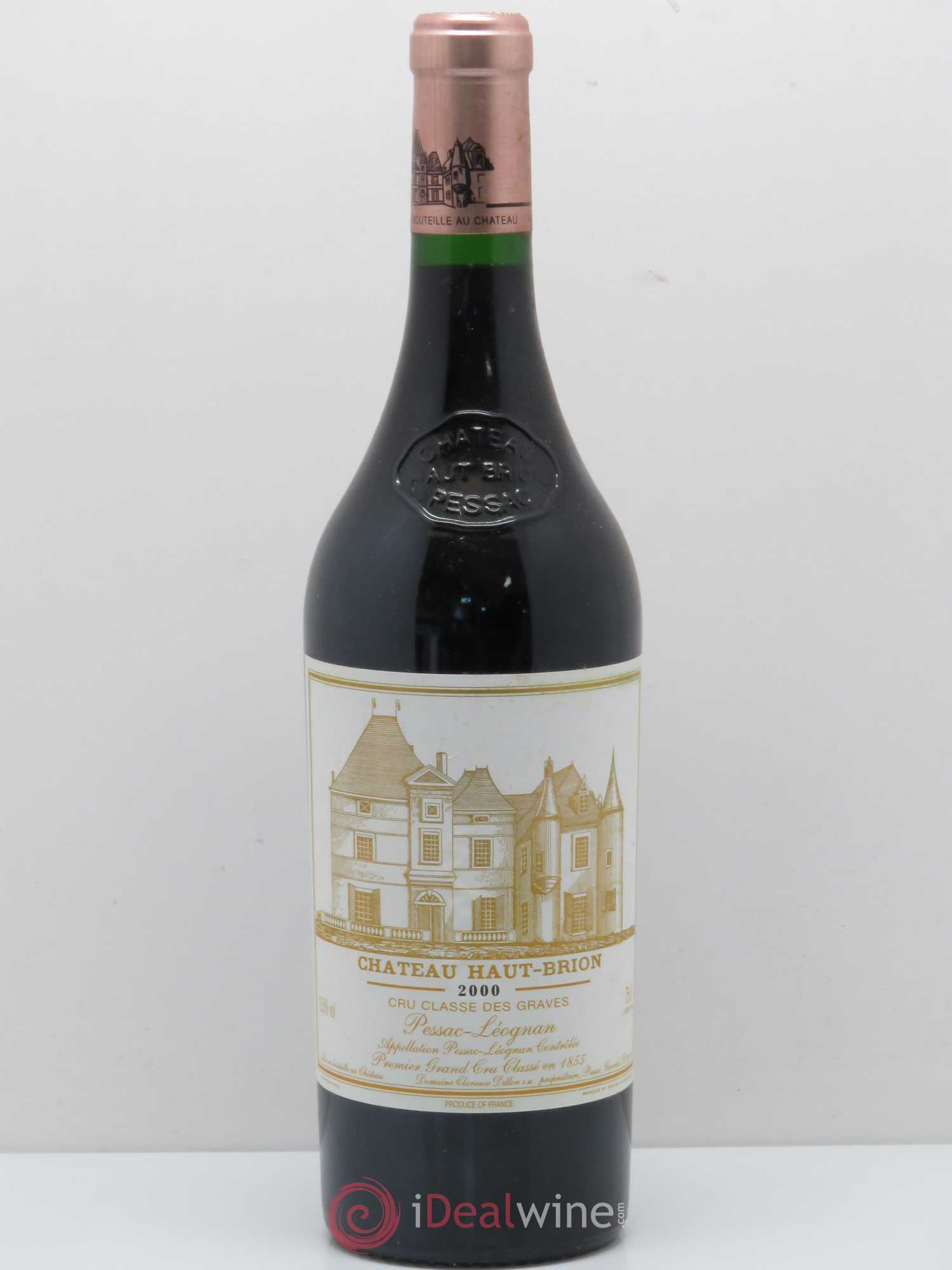 Château Haut Brion 1er Grand Cru Classé 2000 - Lot de 1 bouteille - 0