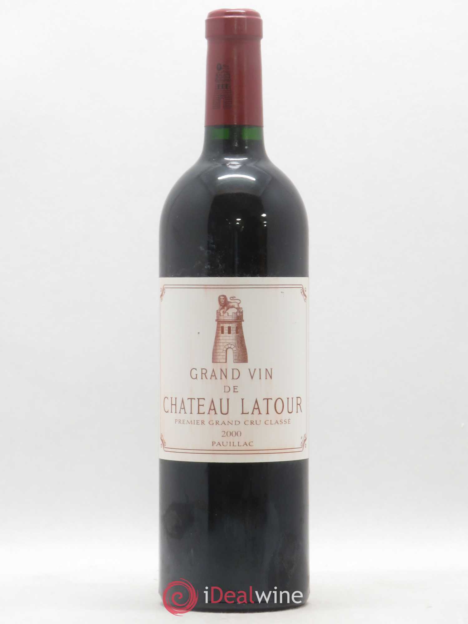 Château Latour 1er Grand Cru Classé 2000 - Lot de 1 bouteille - 0