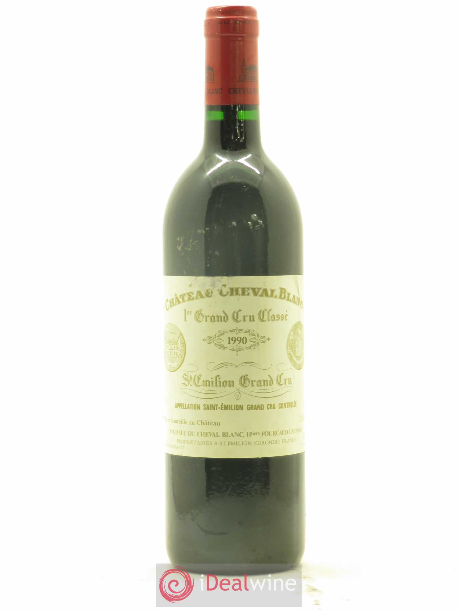 Château Cheval Blanc 1er Grand Cru Classé A 1990 - Lot de 1 bouteille - 0