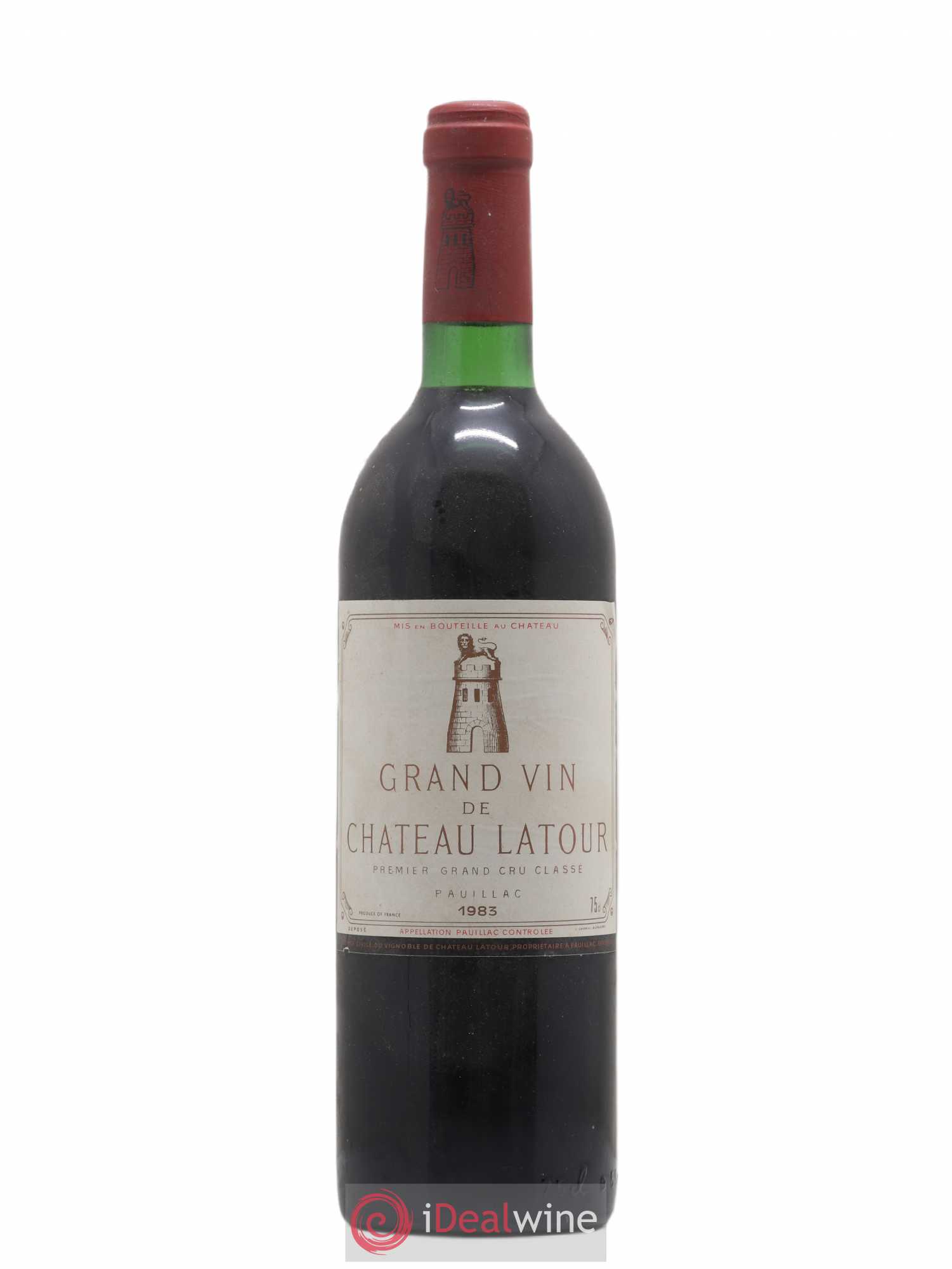 Château Latour 1er Grand Cru Classé 1983 - Lot de 1 bouteille - 0