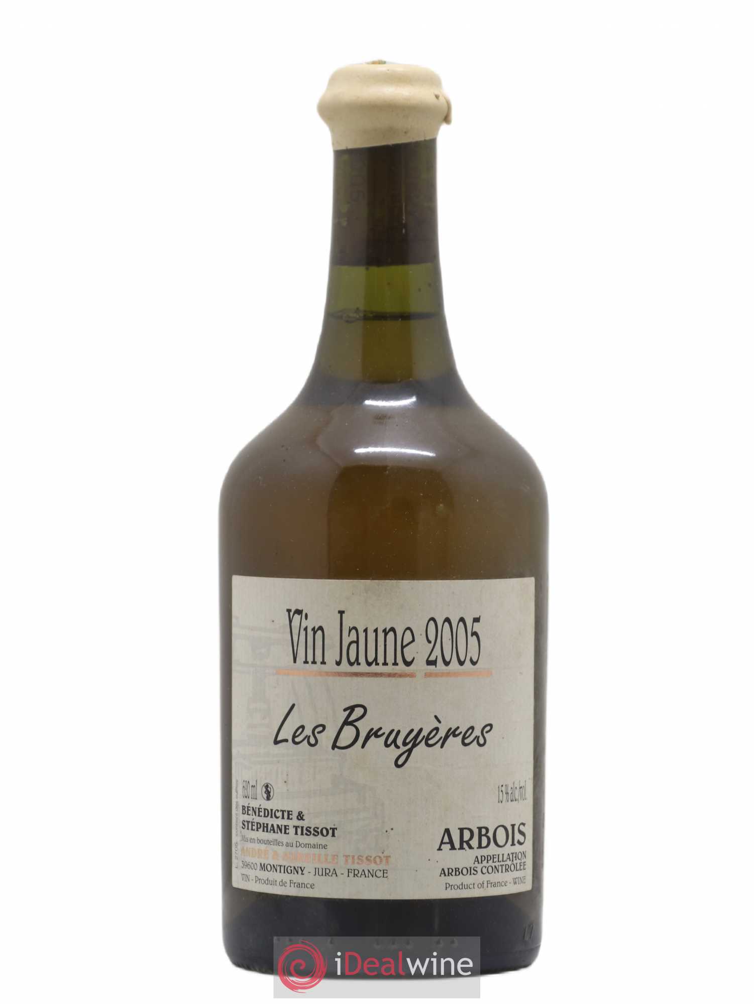Arbois Vin Jaune Les Bruyères Bénédicte et Stéphane Tissot 2005 - Lot de 1 bouteille - 0
