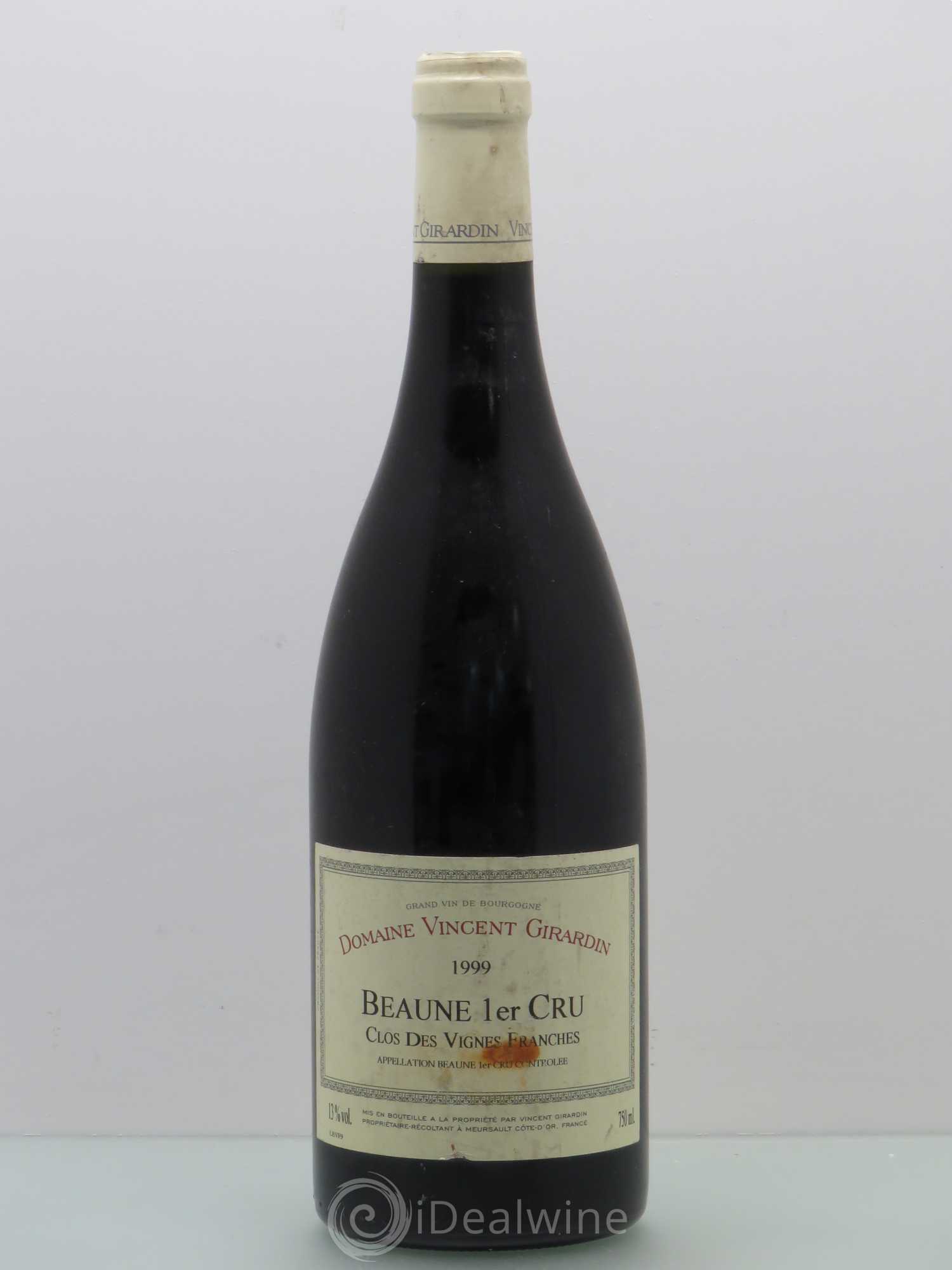 Beaune 1er Cru Clos Des Vignes Franches - V.Girardin 1999 - Posten von 1 Flasche - 0
