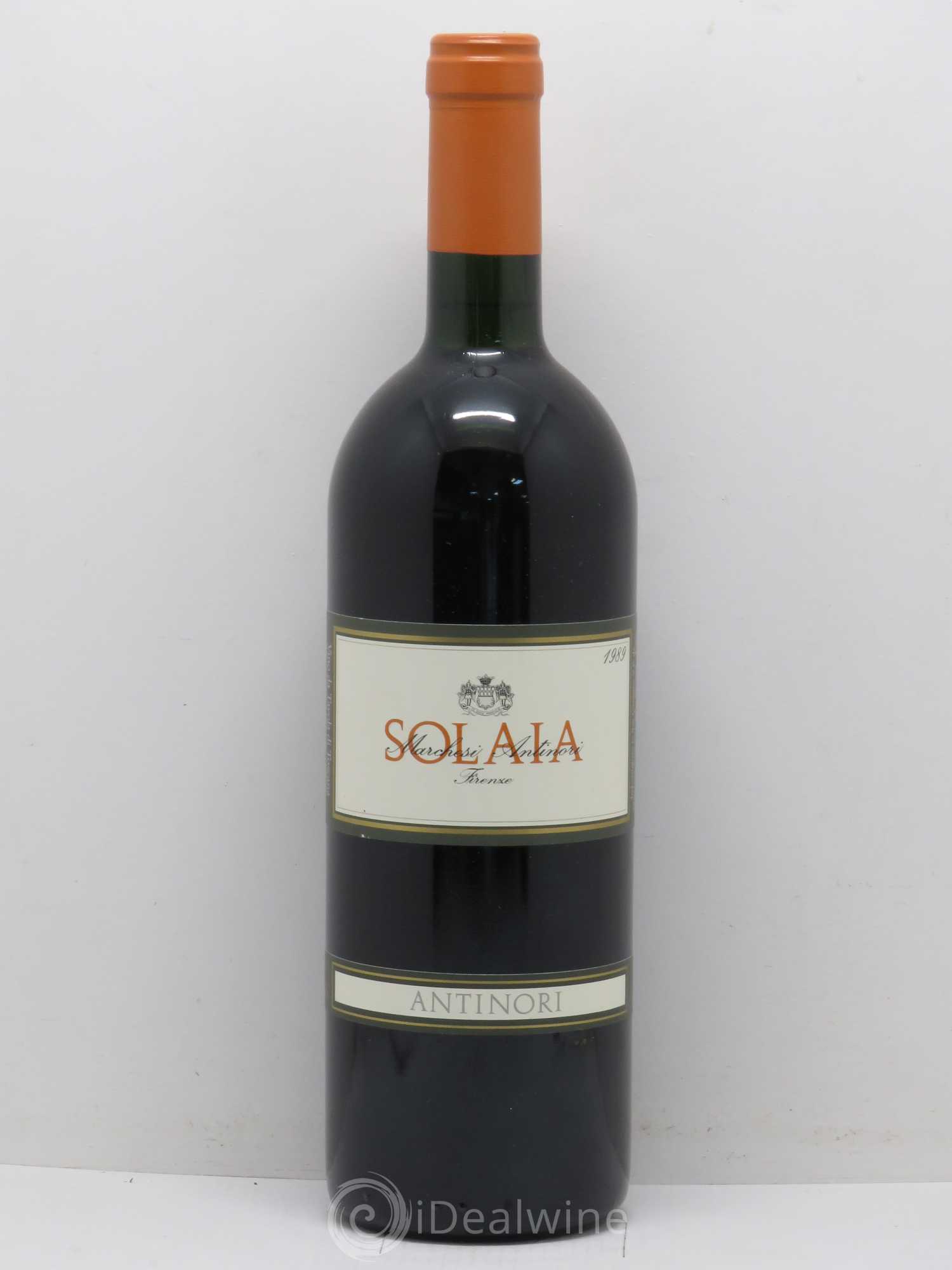 Toscana IGT Solaia Tenuta Tignanello - Marchesi Antinori 1989 - Lot de 1 bouteille - 0