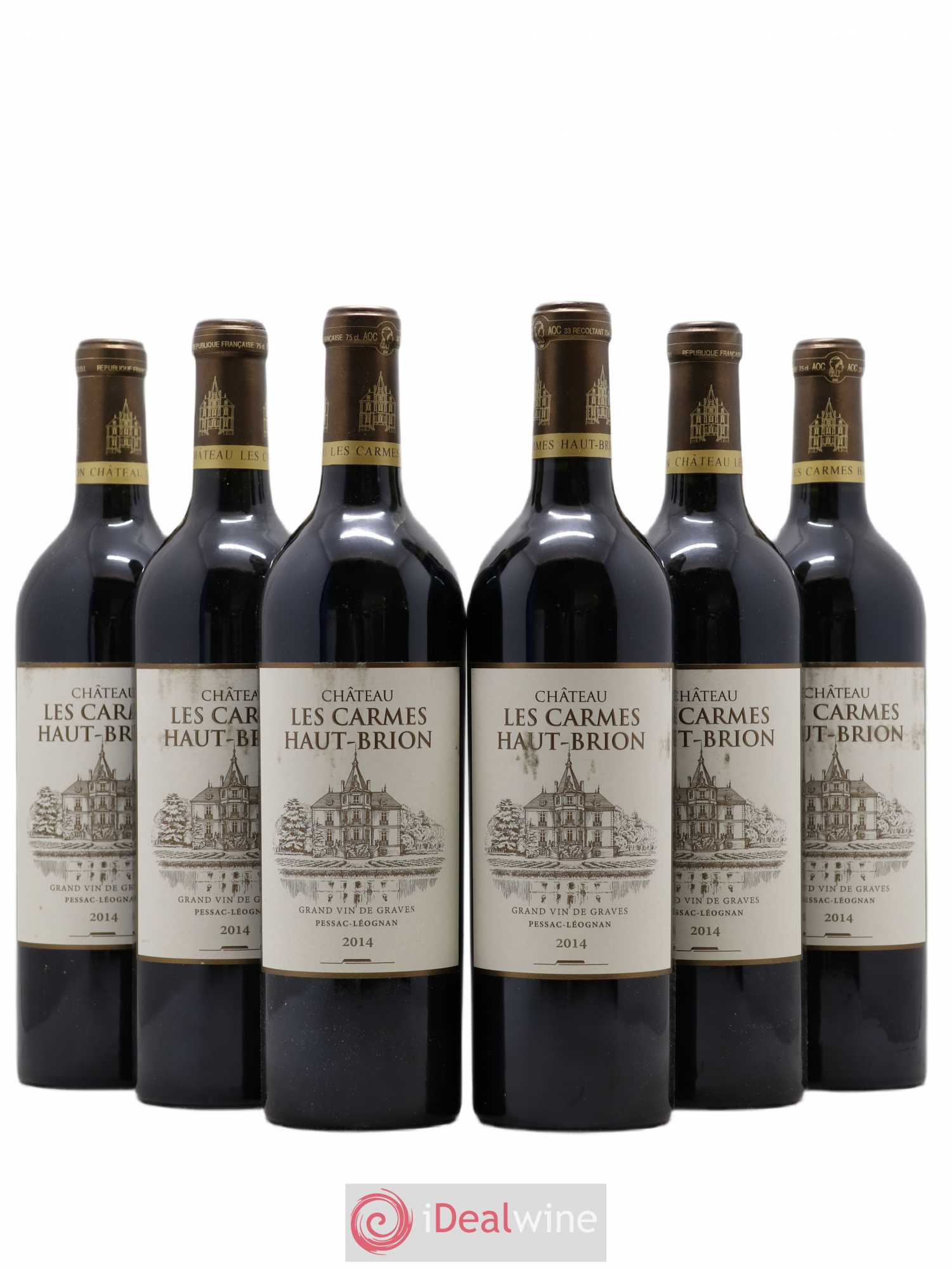 Château Les Carmes Haut-Brion 2014 - Lot de 6 bouteilles - 0