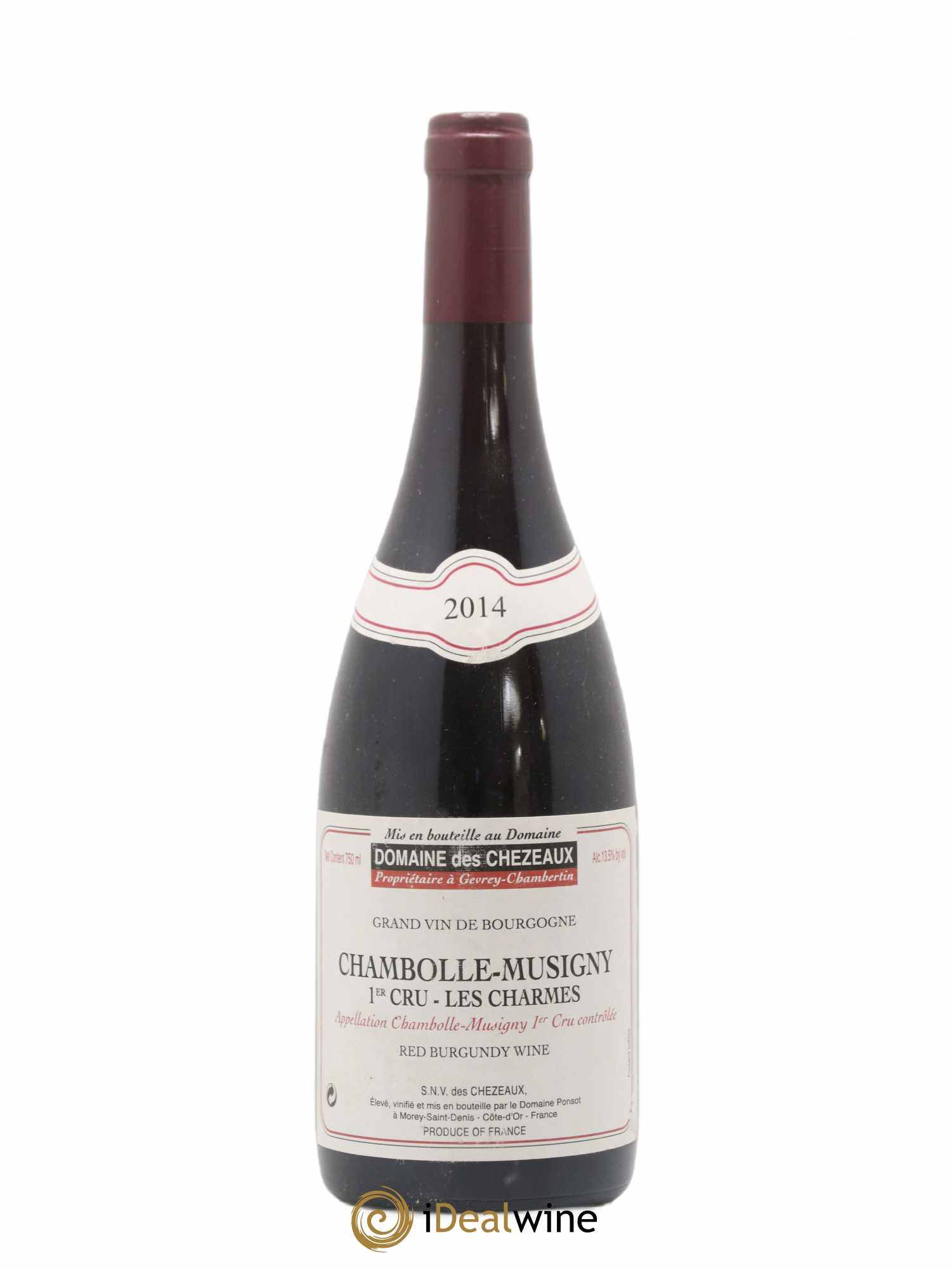 Chambolle-Musigny 1er Cru Les Charmes Domaine Des Chezeaux 2014 - Posten von 1 Flasche - 0