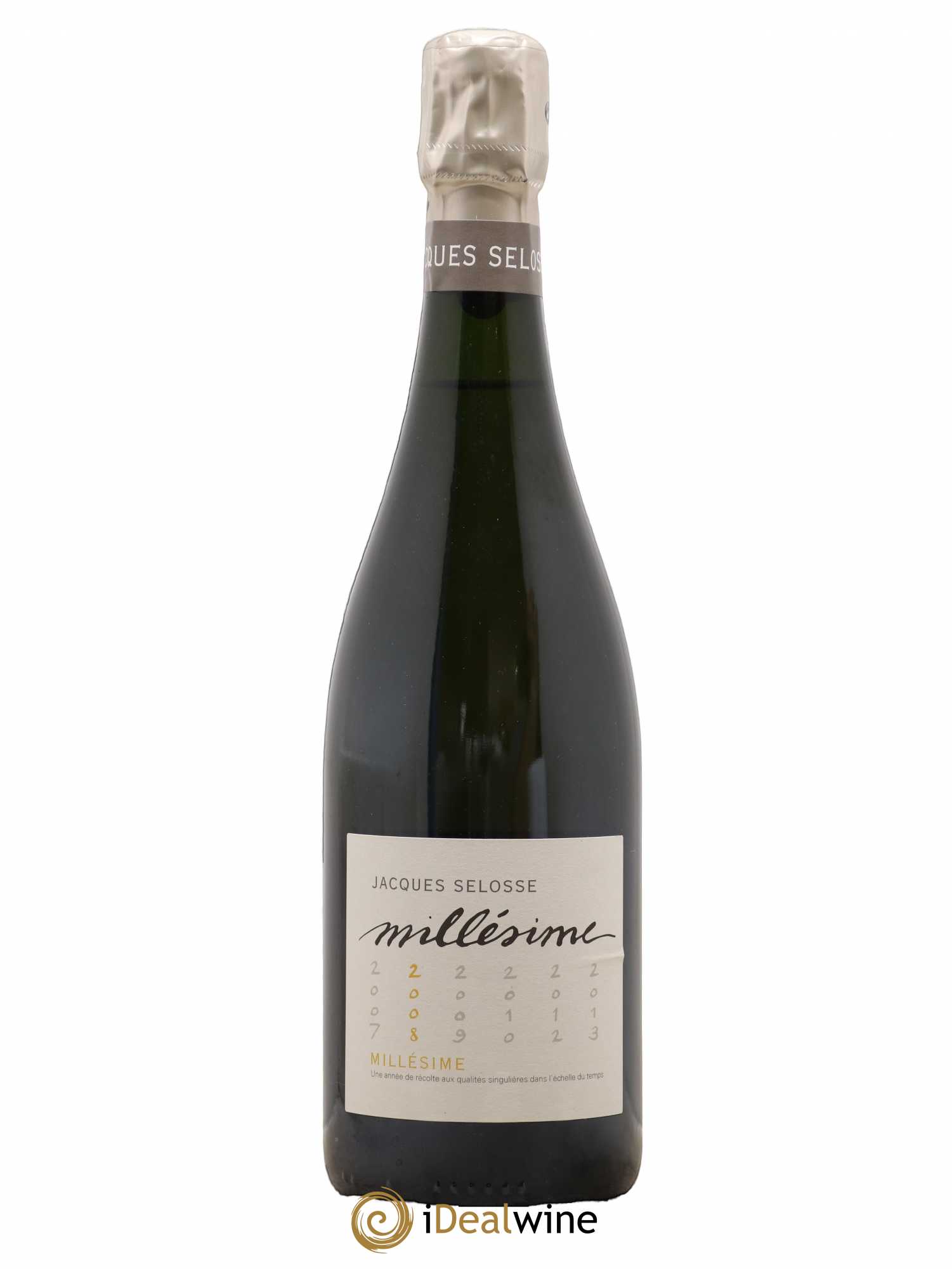 Blanc de Blancs Grand Cru Extra-Brut Jacques Selosse 2008 - Lot de 1 bouteille - 0