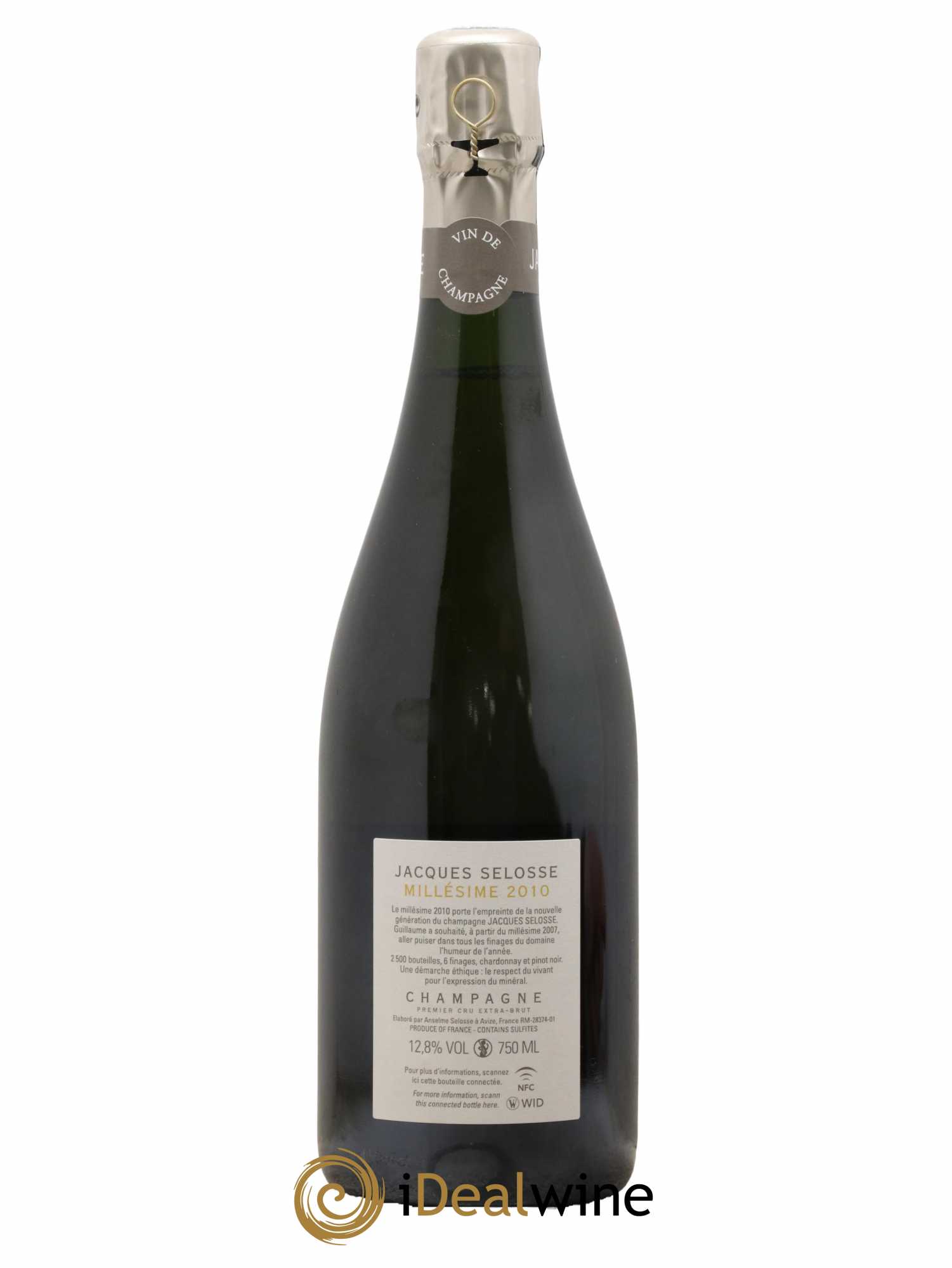 1er Cru Millésimé Extra-Brut Jacques Selosse 2010 - Lot de 1 bouteille - 1
