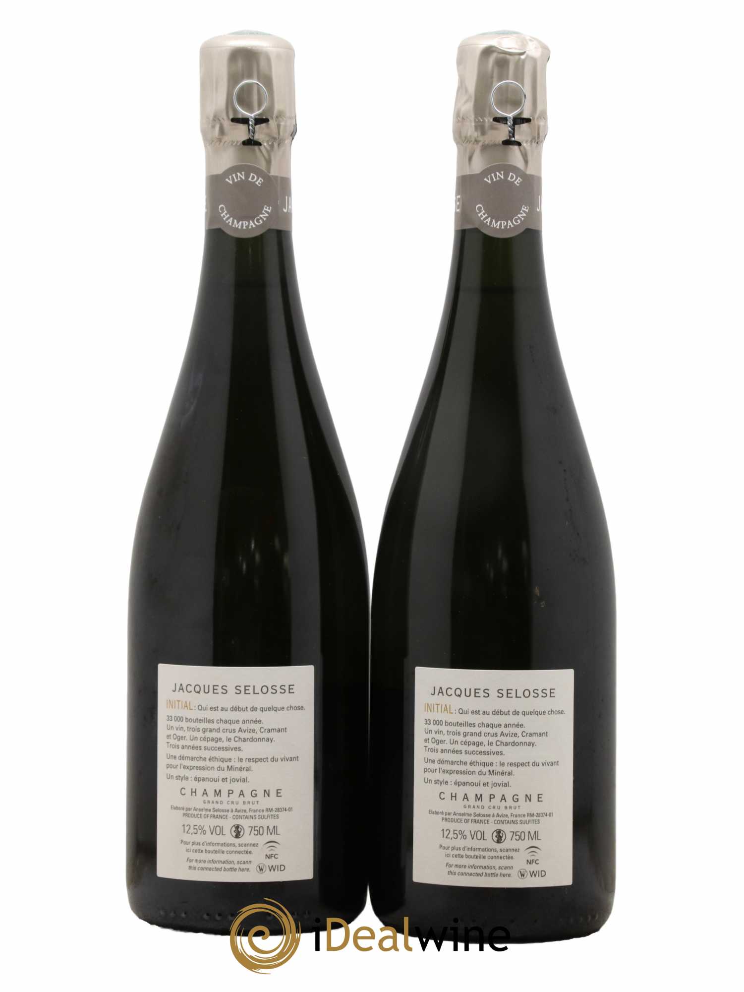 Initial Brut Jacques Selosse - Lot de 2 bouteilles - 1