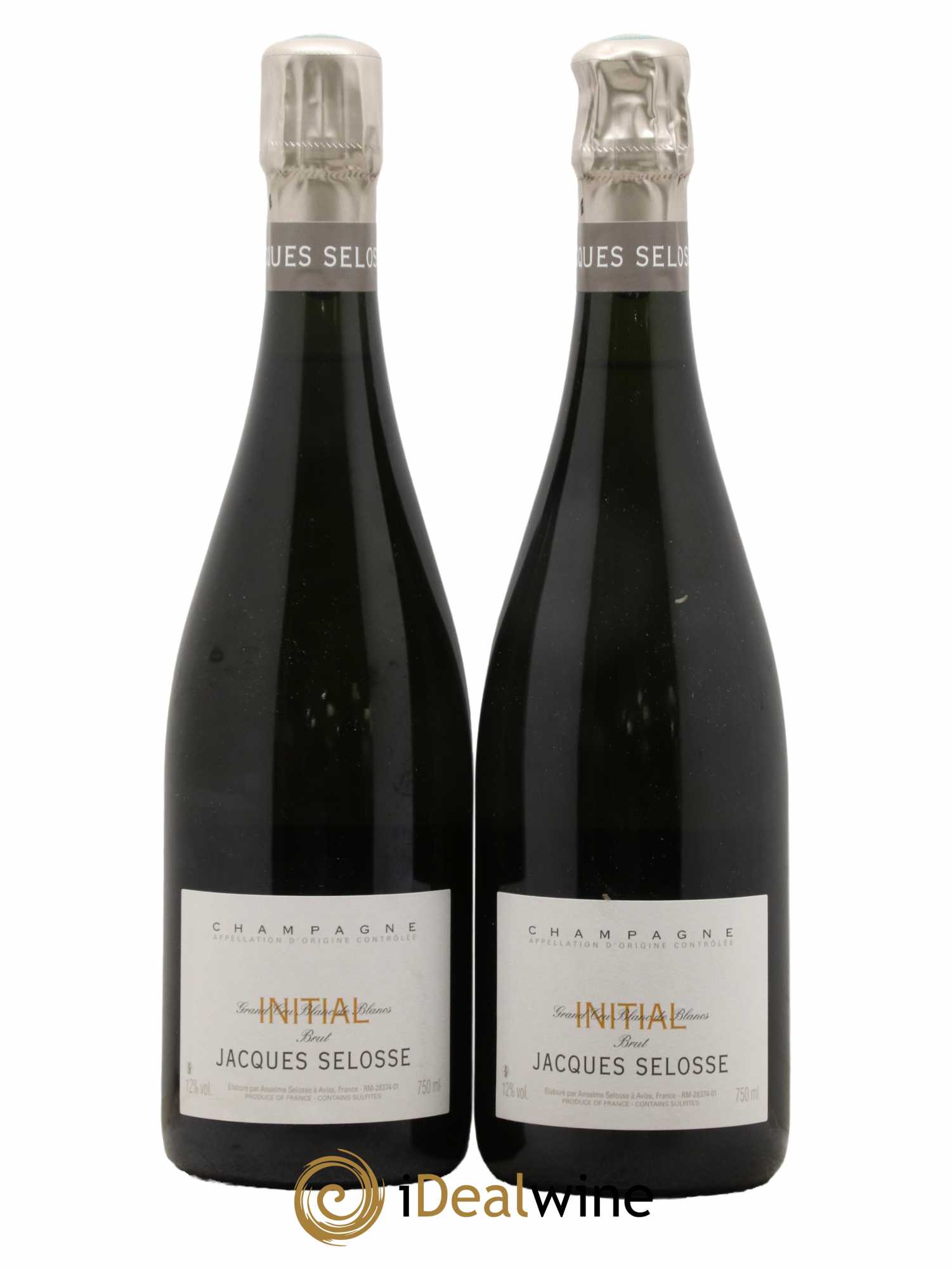 Initial Brut Jacques Selosse - Lot de 2 bouteilles - 0