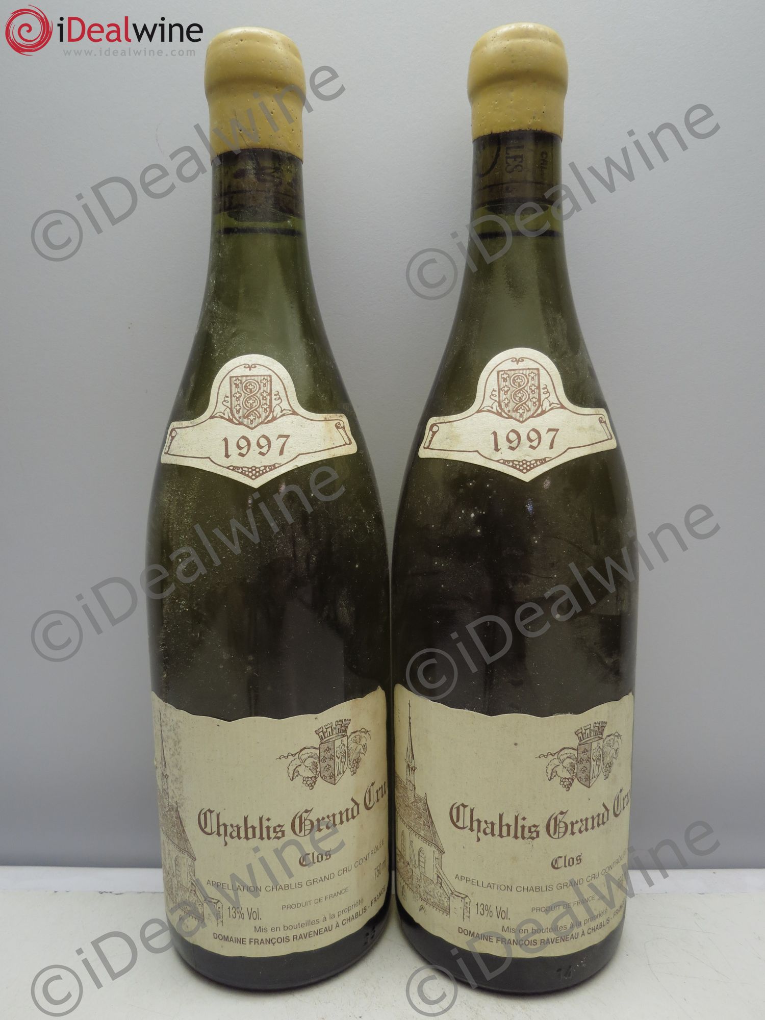 Chablis Grand Cru Clos Raveneau (Domaine) 1997 - Lot de 2 bouteilles - 0