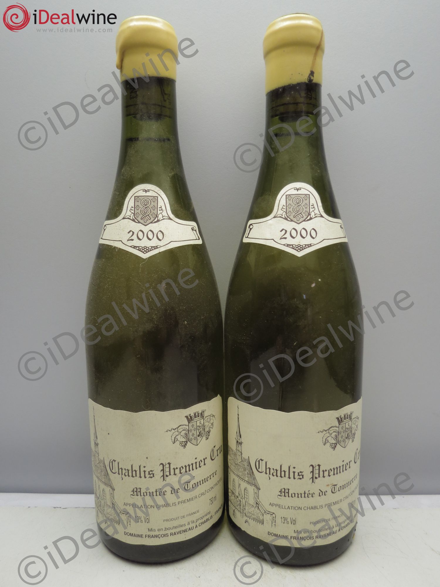 Chablis 1er Cru Montée de Tonnerre Raveneau (Domaine) 2000 - Lot de 2 bouteilles - 0
