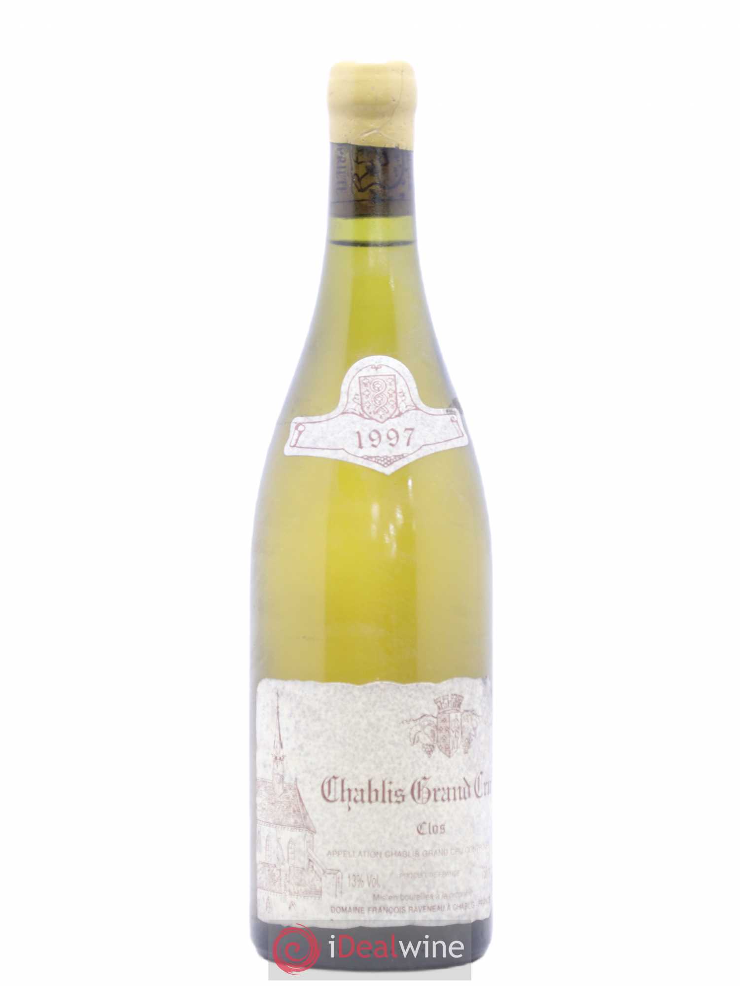 Chablis Grand Cru Clos Raveneau (Domaine) 1997 - Lot de 1 bouteille - 0