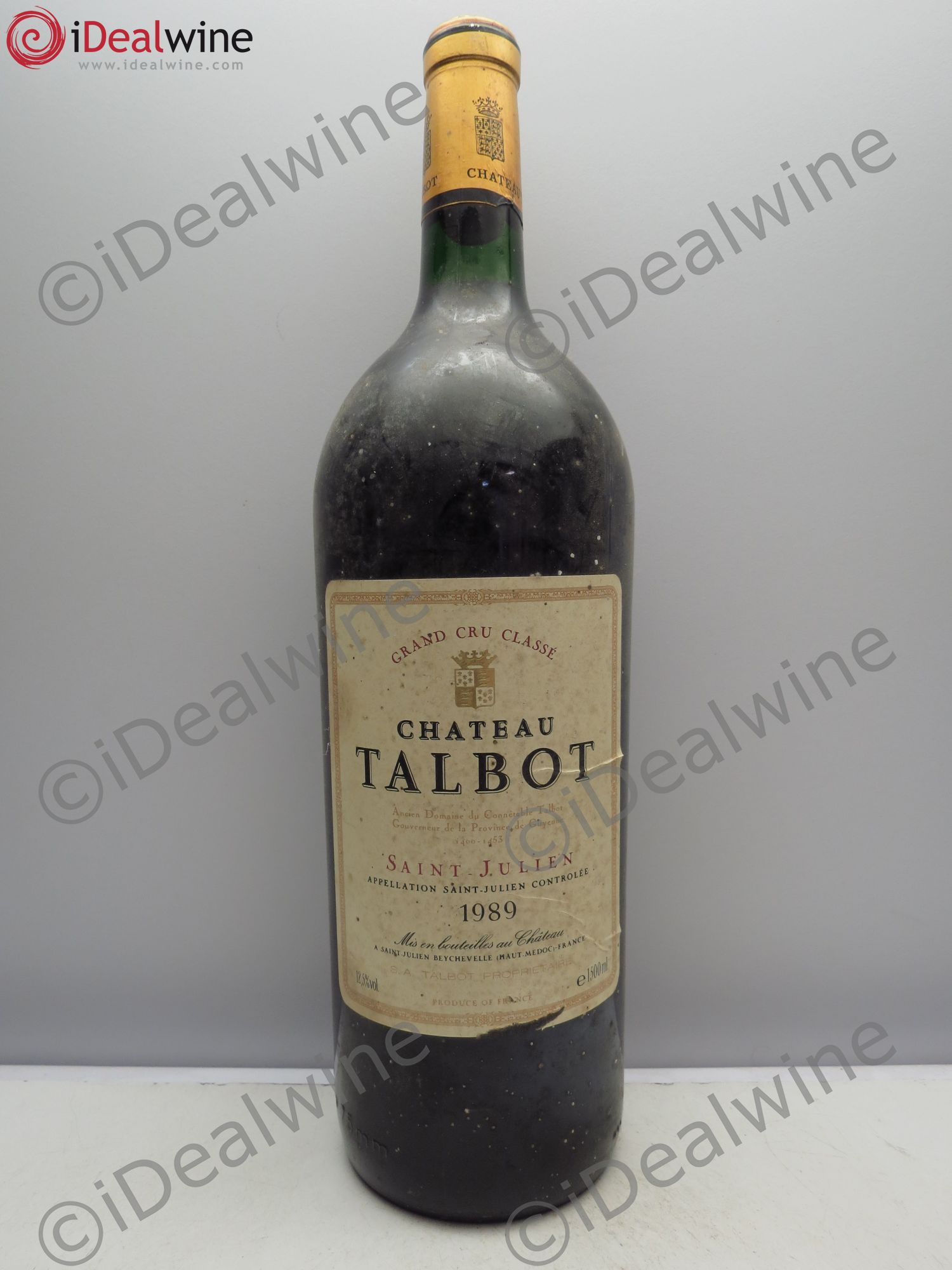 Château Talbot 4ème Grand Cru Classé 1989 - Lot de 1 magnum - 0