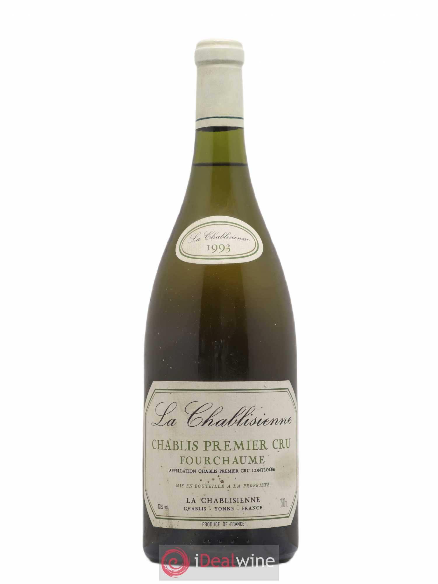Chablis 1er Cru Fourchaume La Chablisienne 1993 - Posten von 1 Magnum - 0