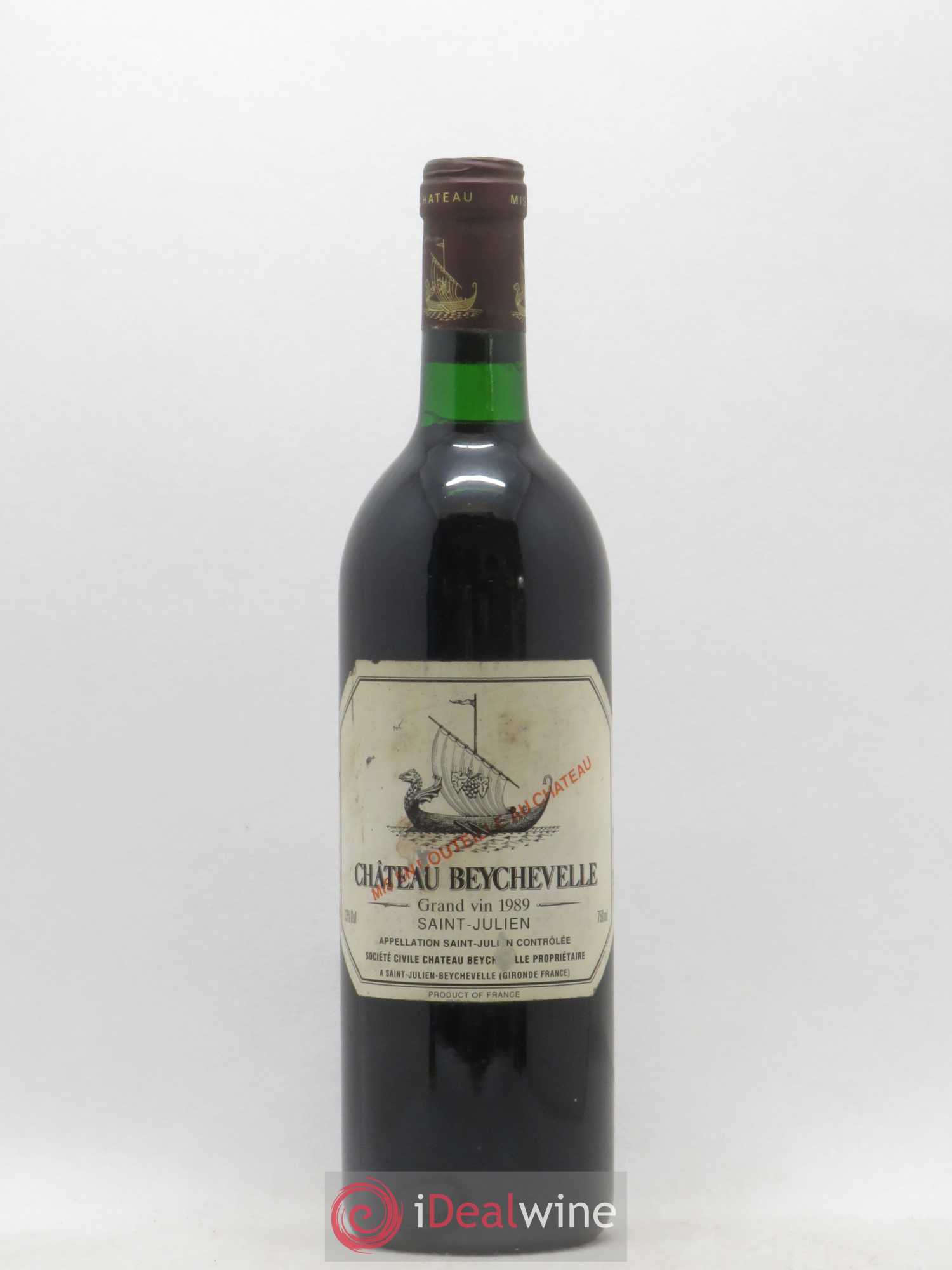 Château Beychevelle 4ème Grand Cru Classé 1989 - Lot de 1 bouteille - 0