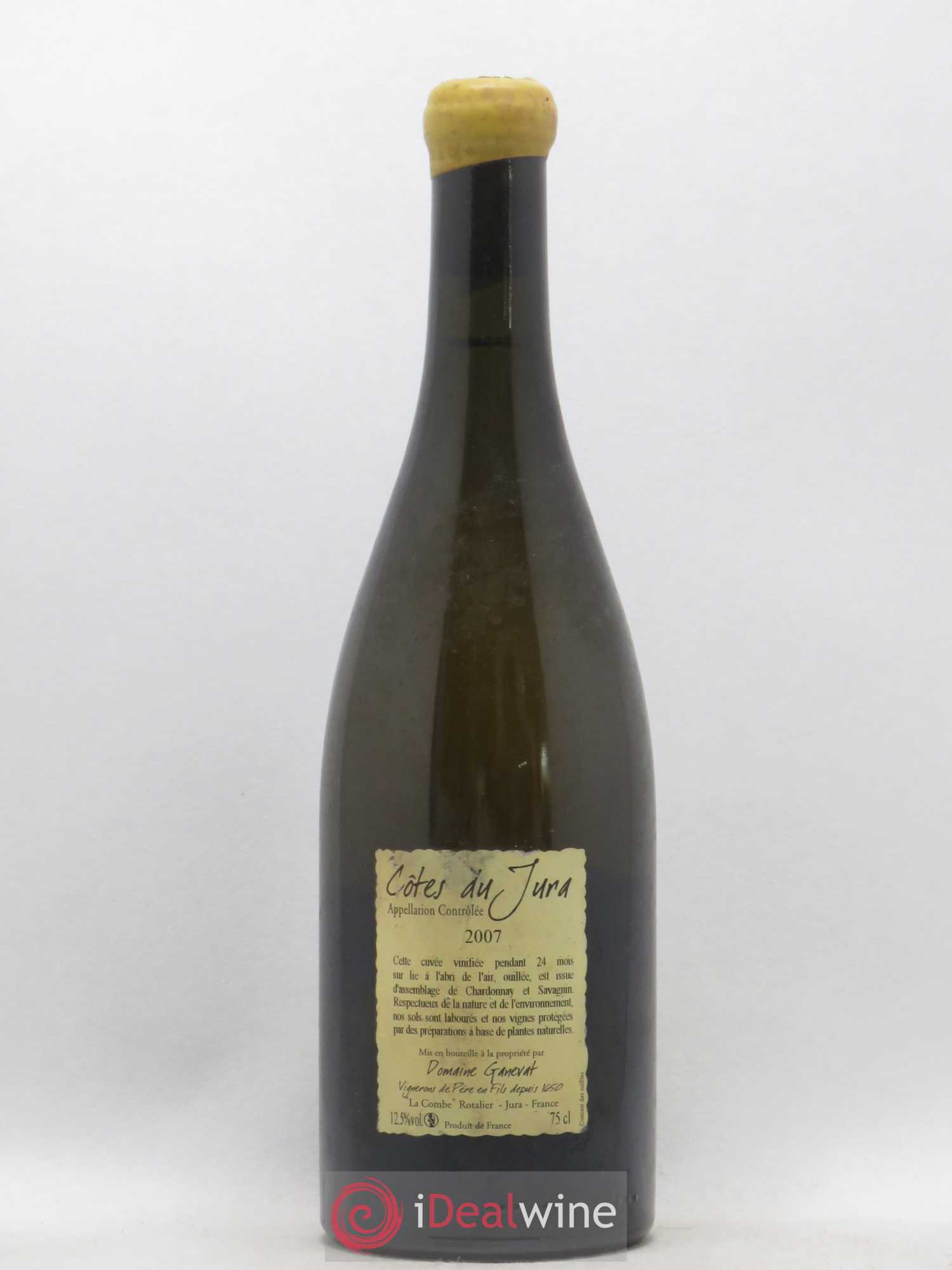 Côtes du Jura Cuvée Orégane Jean-François Ganevat (Domaine) 2007 - Lot de 1 bouteille - 1