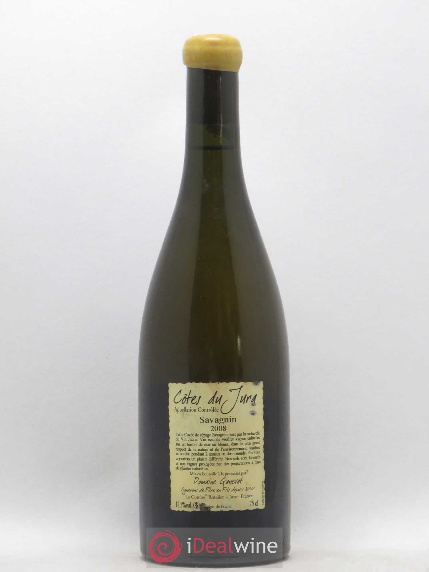 Côtes du Jura Les Chalasses Marnes Bleues Jean-François Ganevat (Domaine) 2008 - Lot de 1 bouteille - 1
