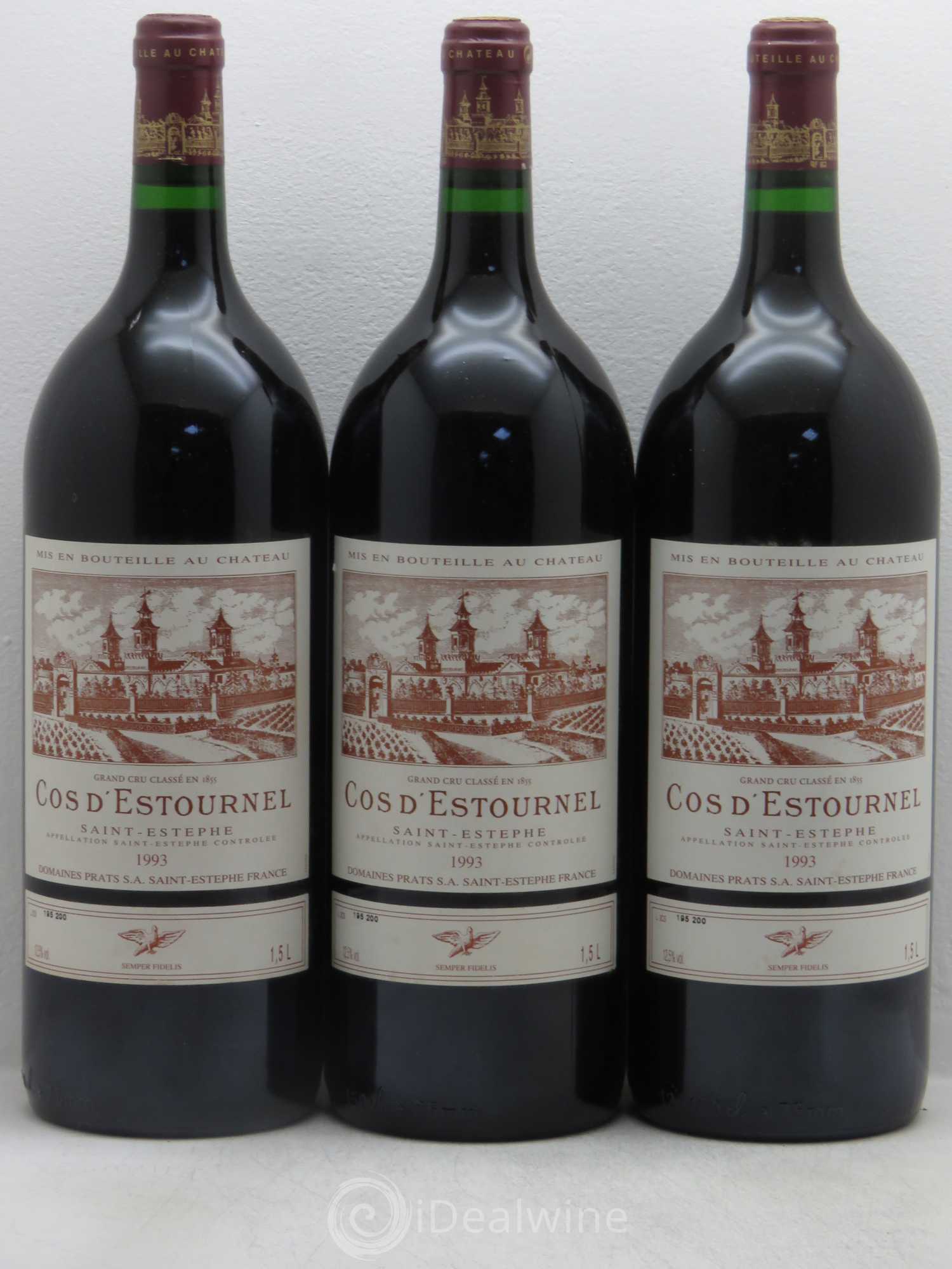 Cos d'Estournel 2ème Grand Cru Classé 1993 - Lot de 6 magnums - 1