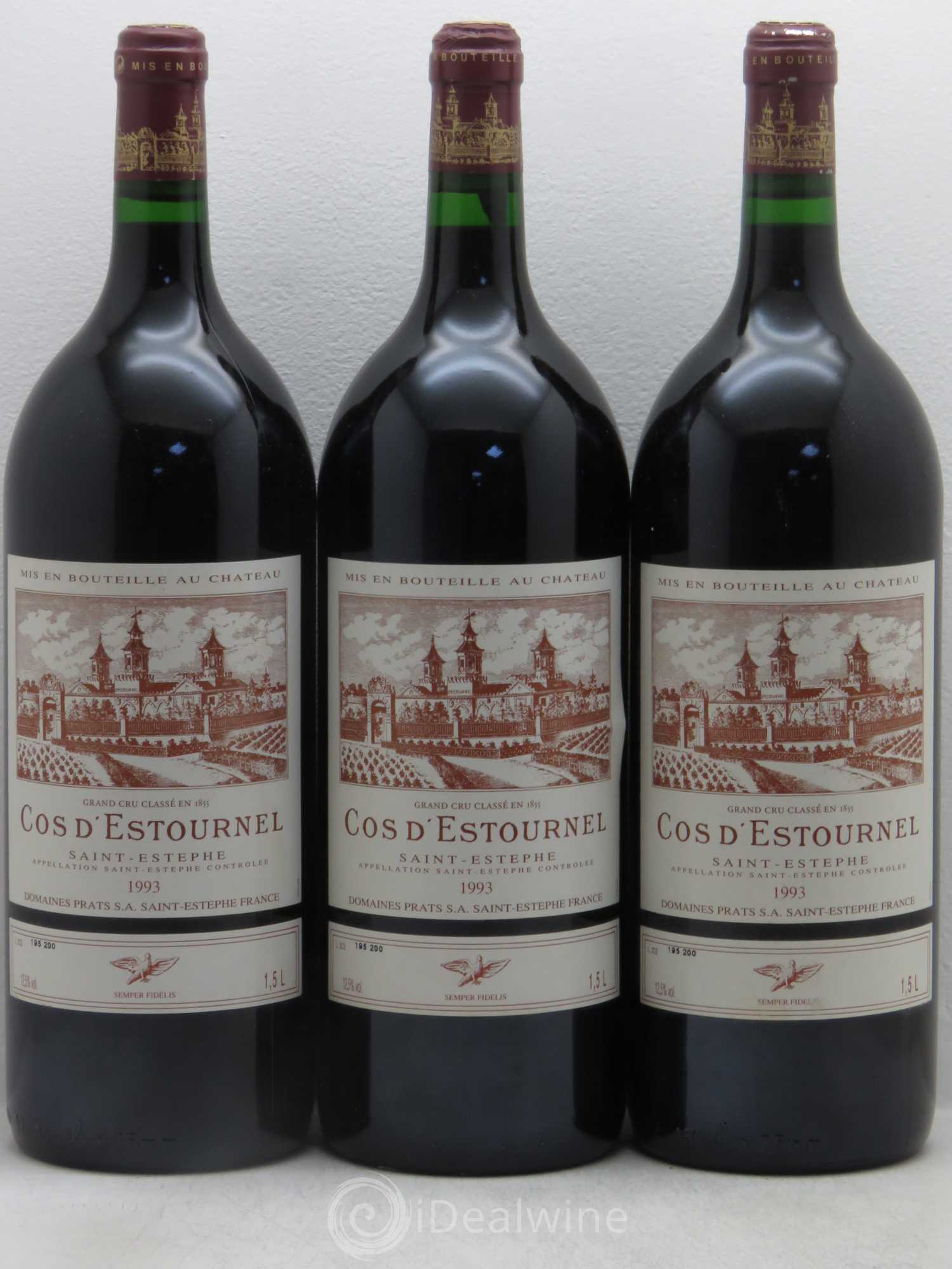 Cos d'Estournel 2ème Grand Cru Classé 1993 - Lot de 6 magnums - 2
