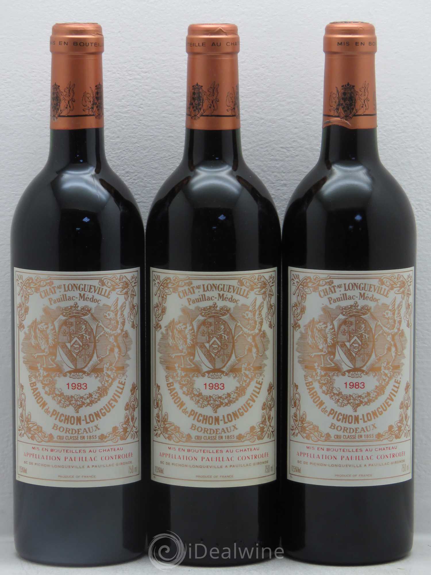 Pichon Longueville Baron 2ème Grand Cru Classé 1983 - Lot de 12 bouteilles - 1