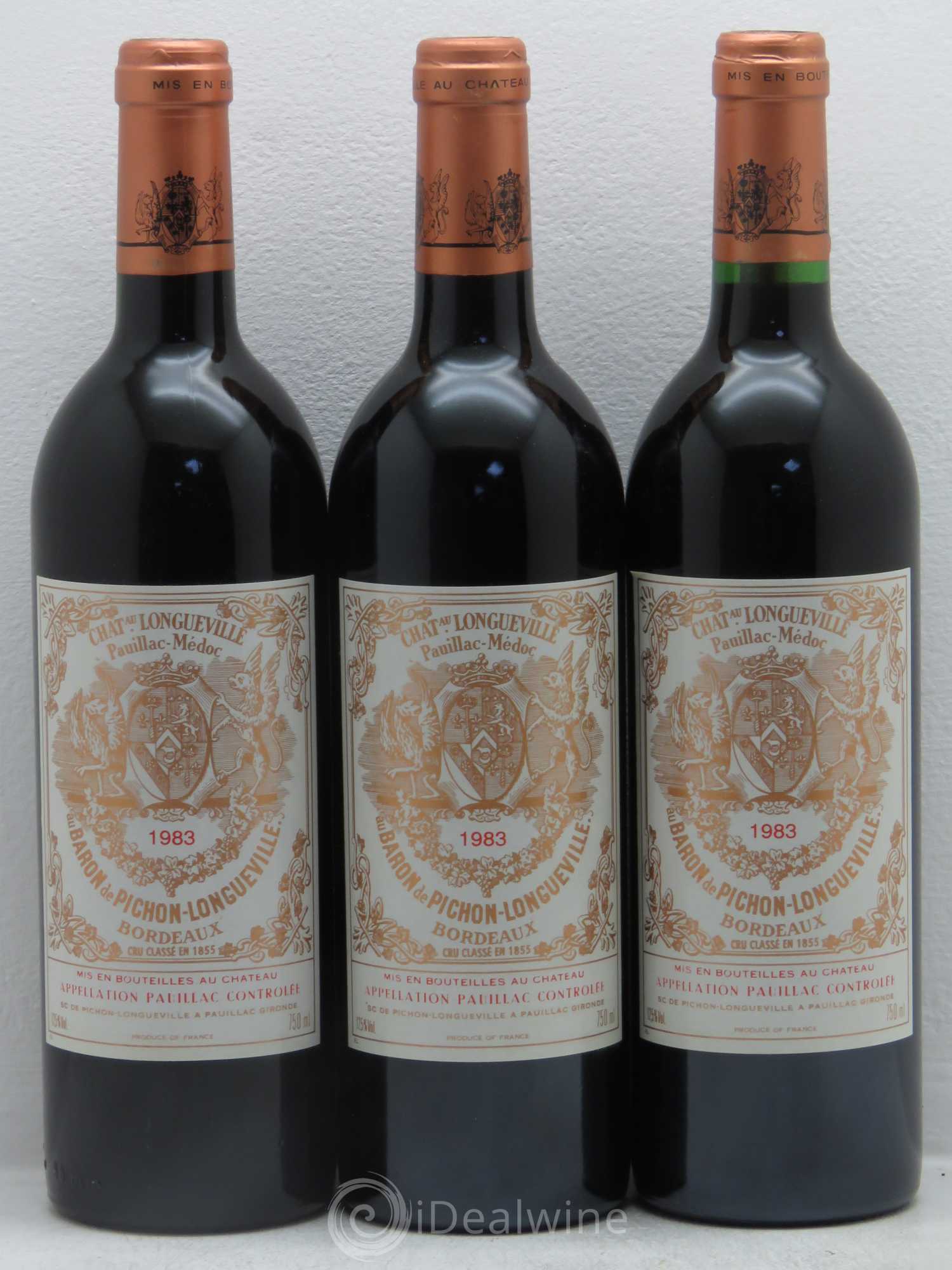 Pichon Longueville Baron 2ème Grand Cru Classé 1983 - Lot de 12 bouteilles - 4
