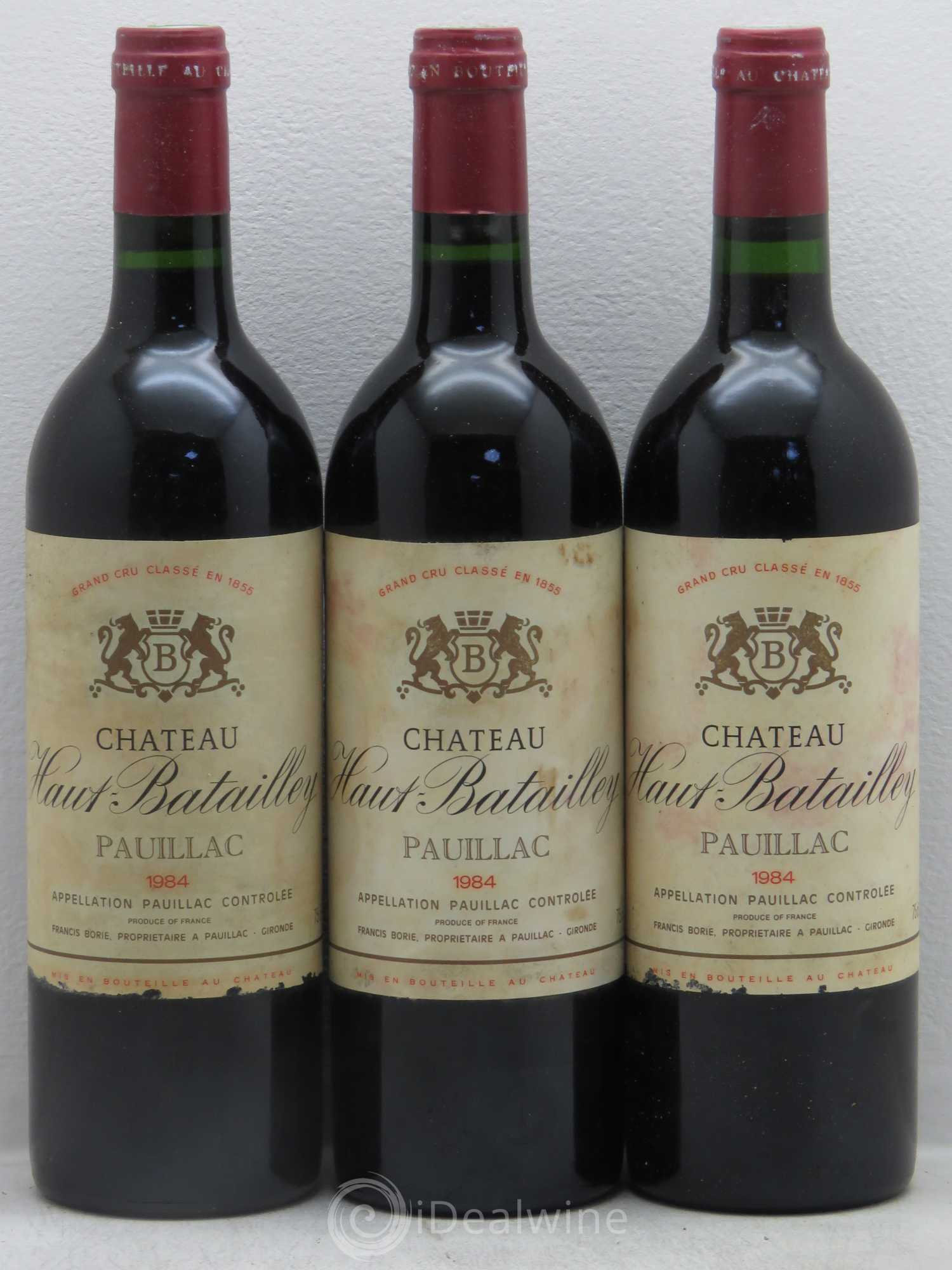 Château Haut Batailley 5ème Grand Cru Classé 1984 - Lot de 12 bouteilles - 1